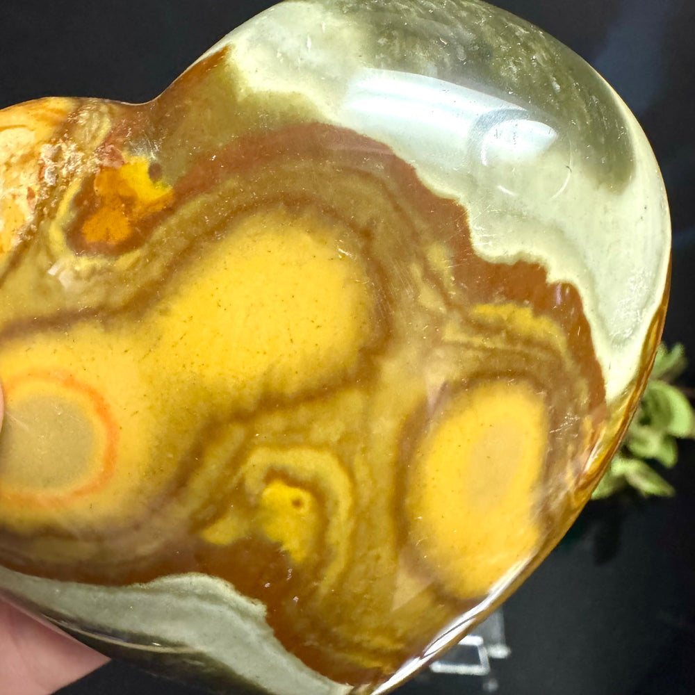 Polychrome Jasper Heart