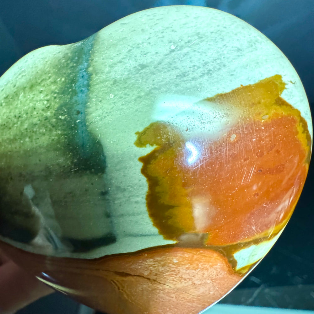 Polychrome Jasper Heart