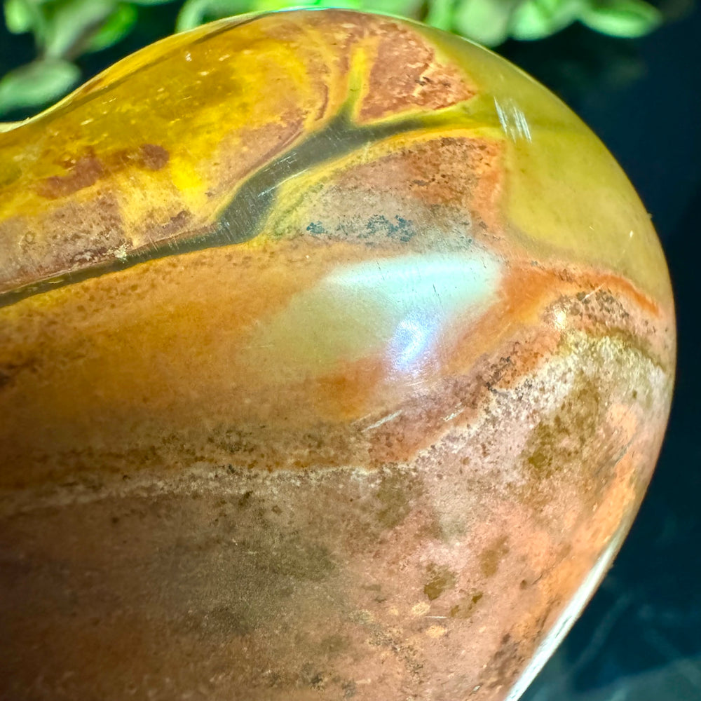 Polychrome Jasper Heart