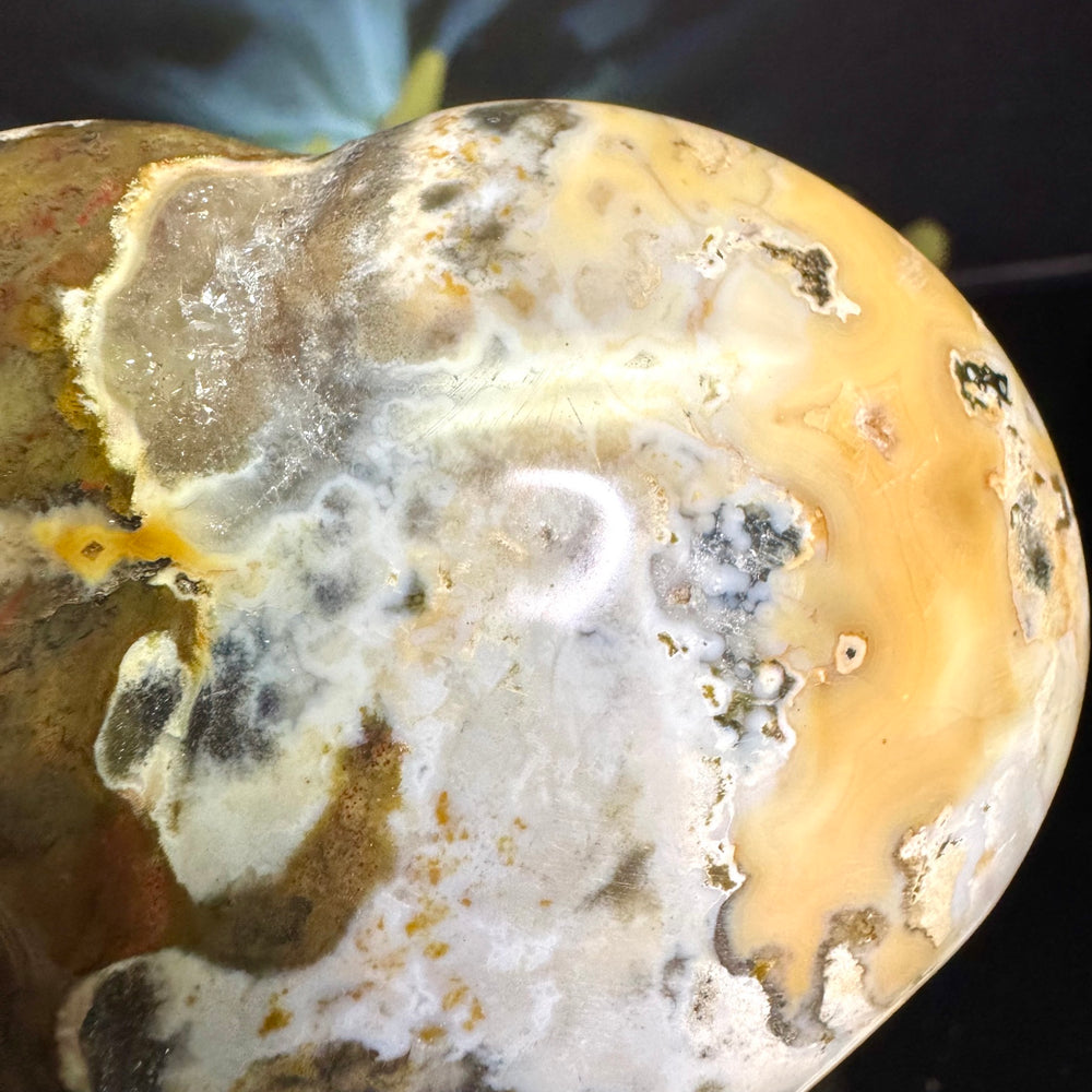 Ocean Jasper Heart