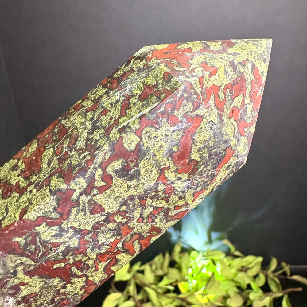 Dragon Blood Jasper Tower