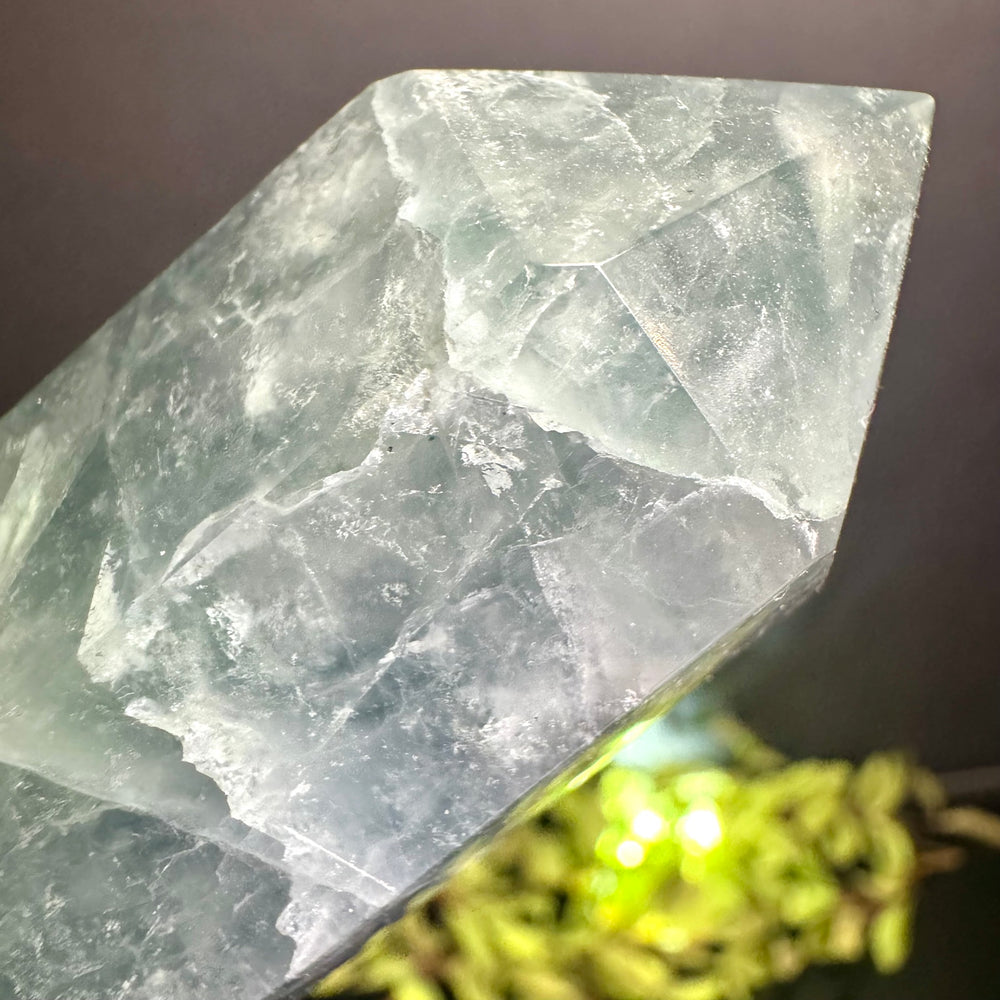 Blue-Green Fluorite Tower