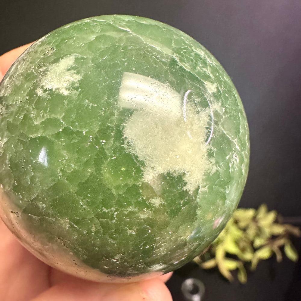 Green Onyx Sphere