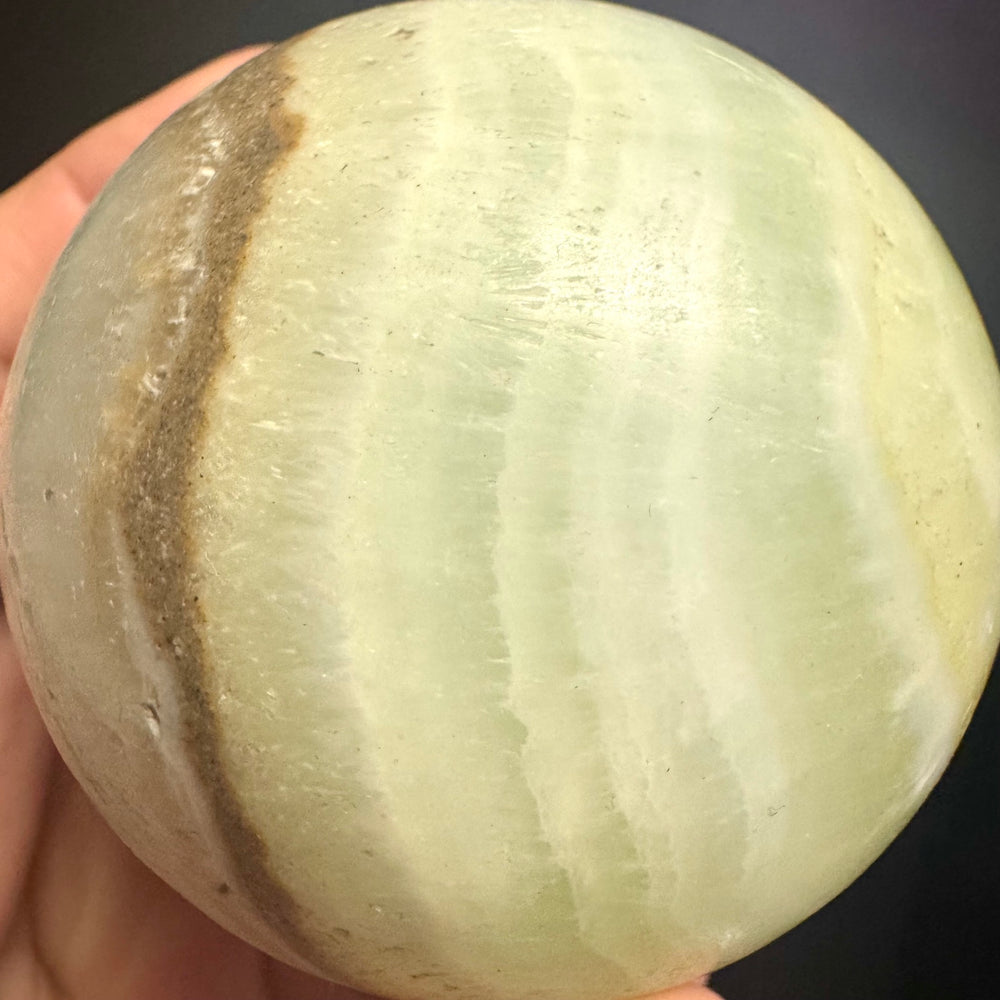 Pistachio Calcite Sphere