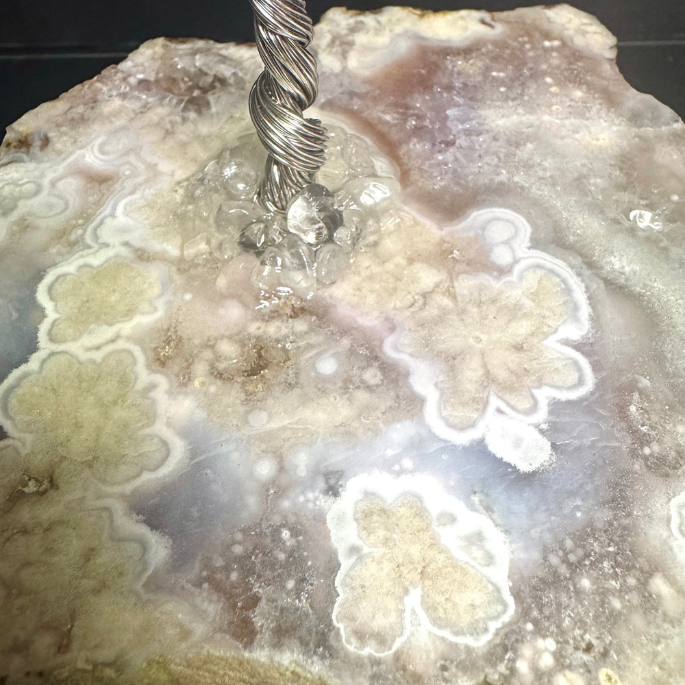 Auralite 23 on Pink Amethyst Mojo Tree