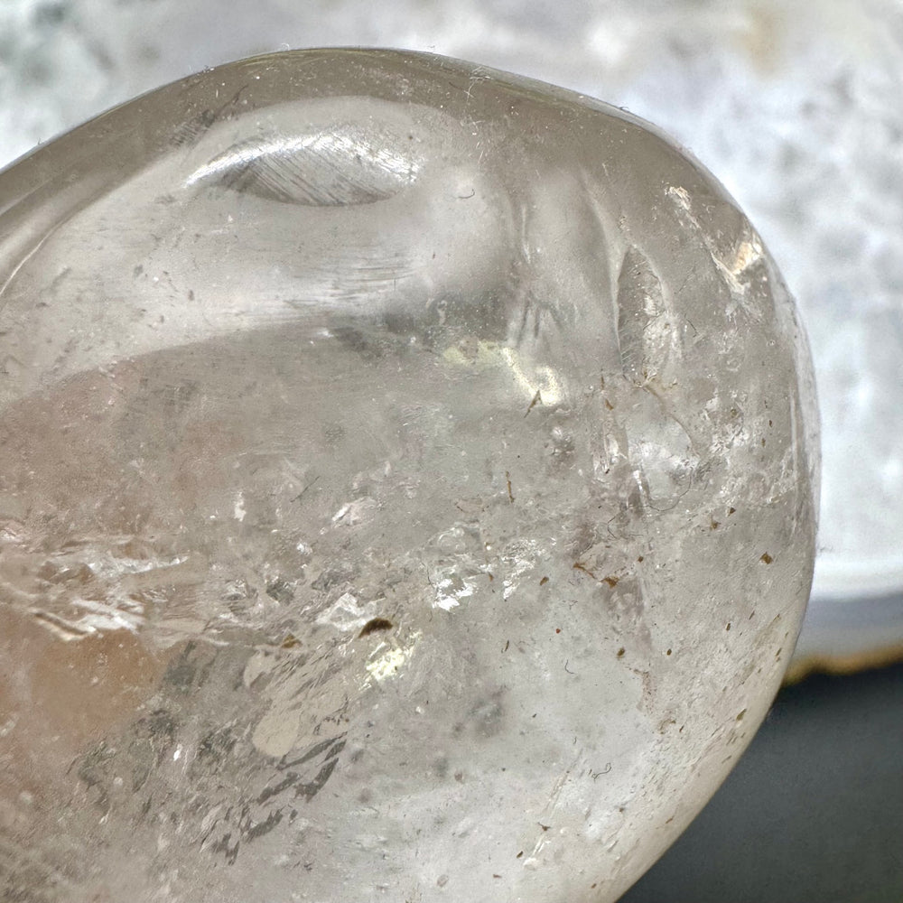 Clear Quartz Palm Stone
