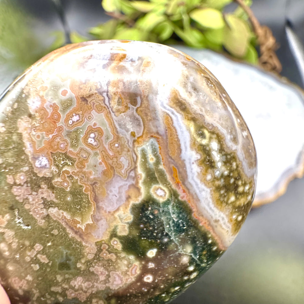 Ocean Jasper Palm Stone