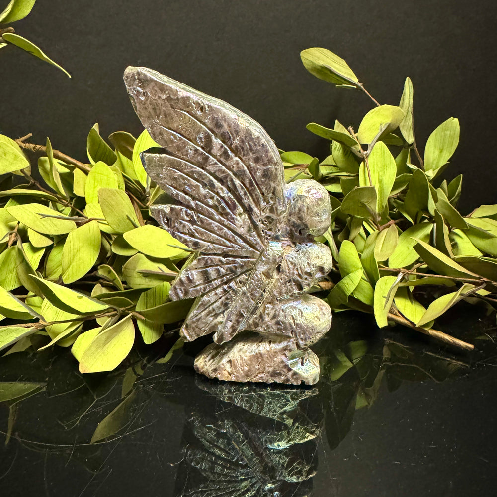 Aura Sphalerite Carved Fairy
