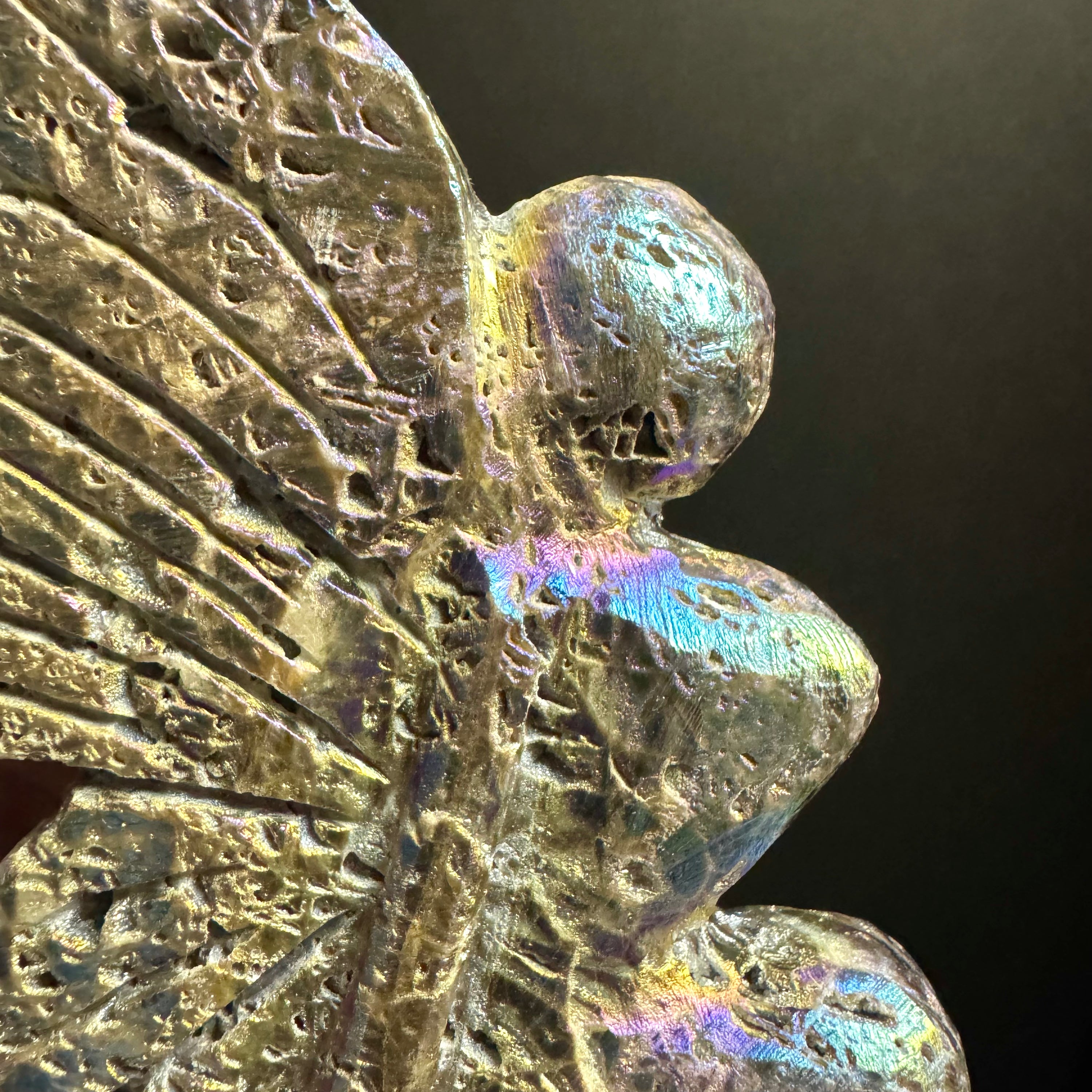Aura Sphalerite Carved Fairy