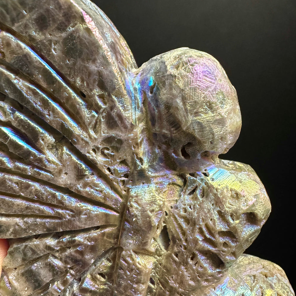 Aura Sphalerite Carved Fairy