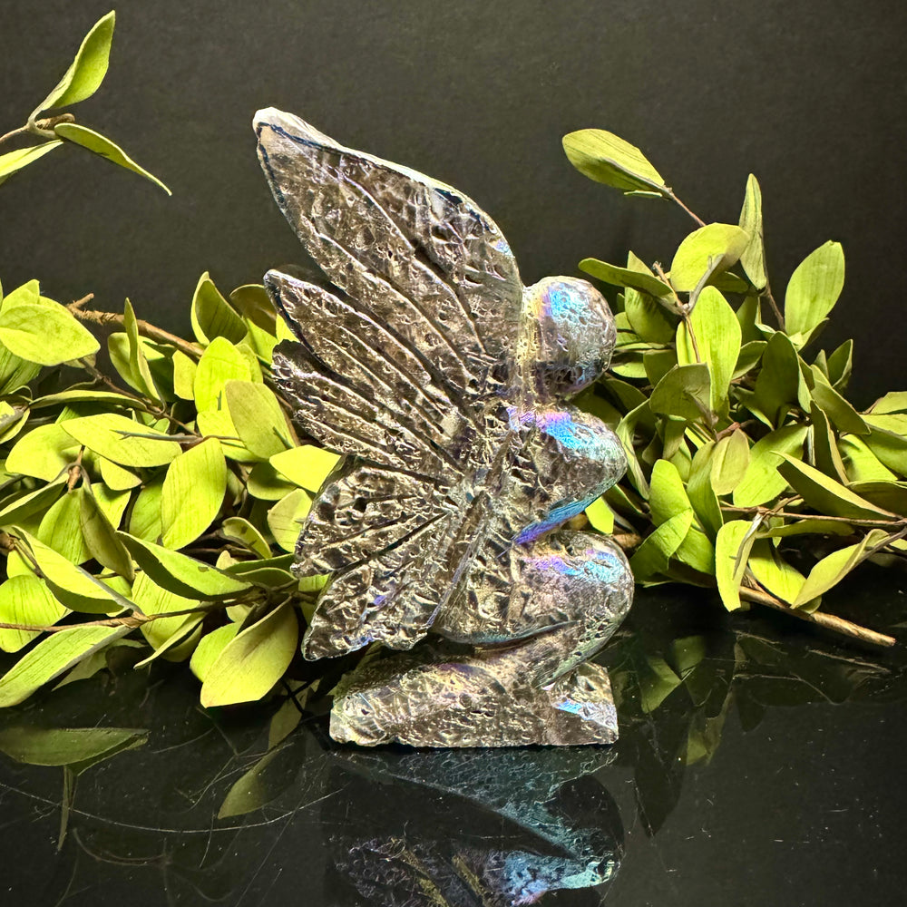 Aura Sphalerite Carved Fairy