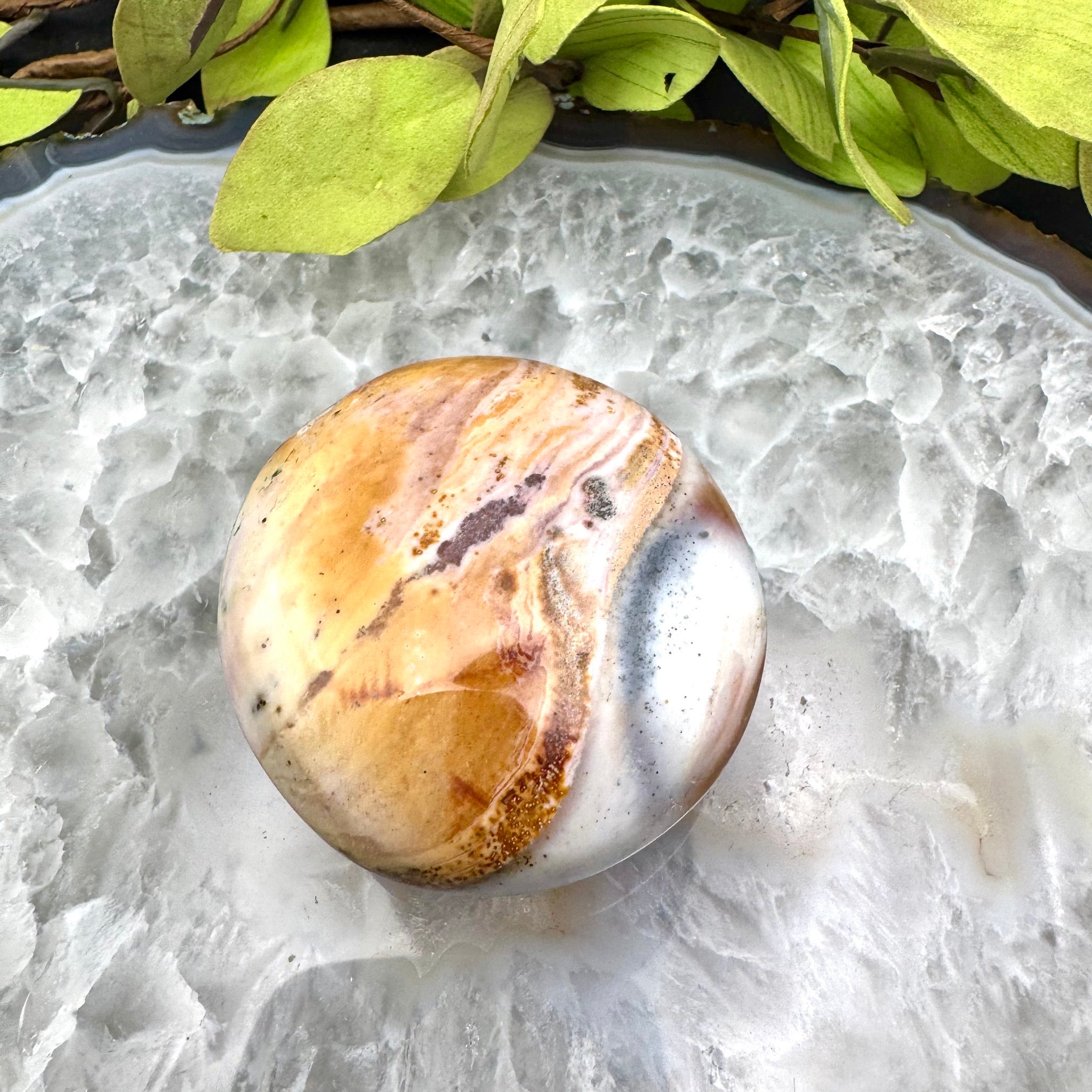 Ocean Jasper Palm Stone