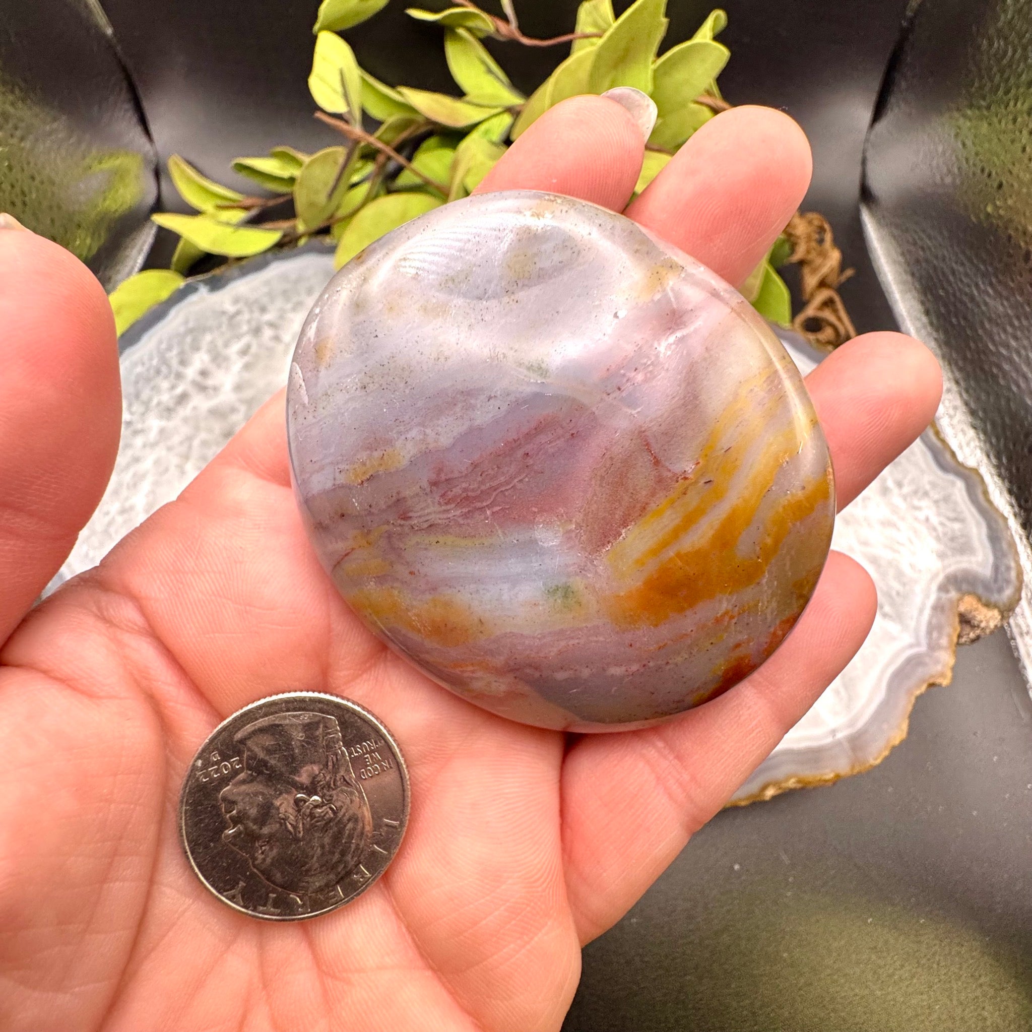Ocean Jasper Palm Stone