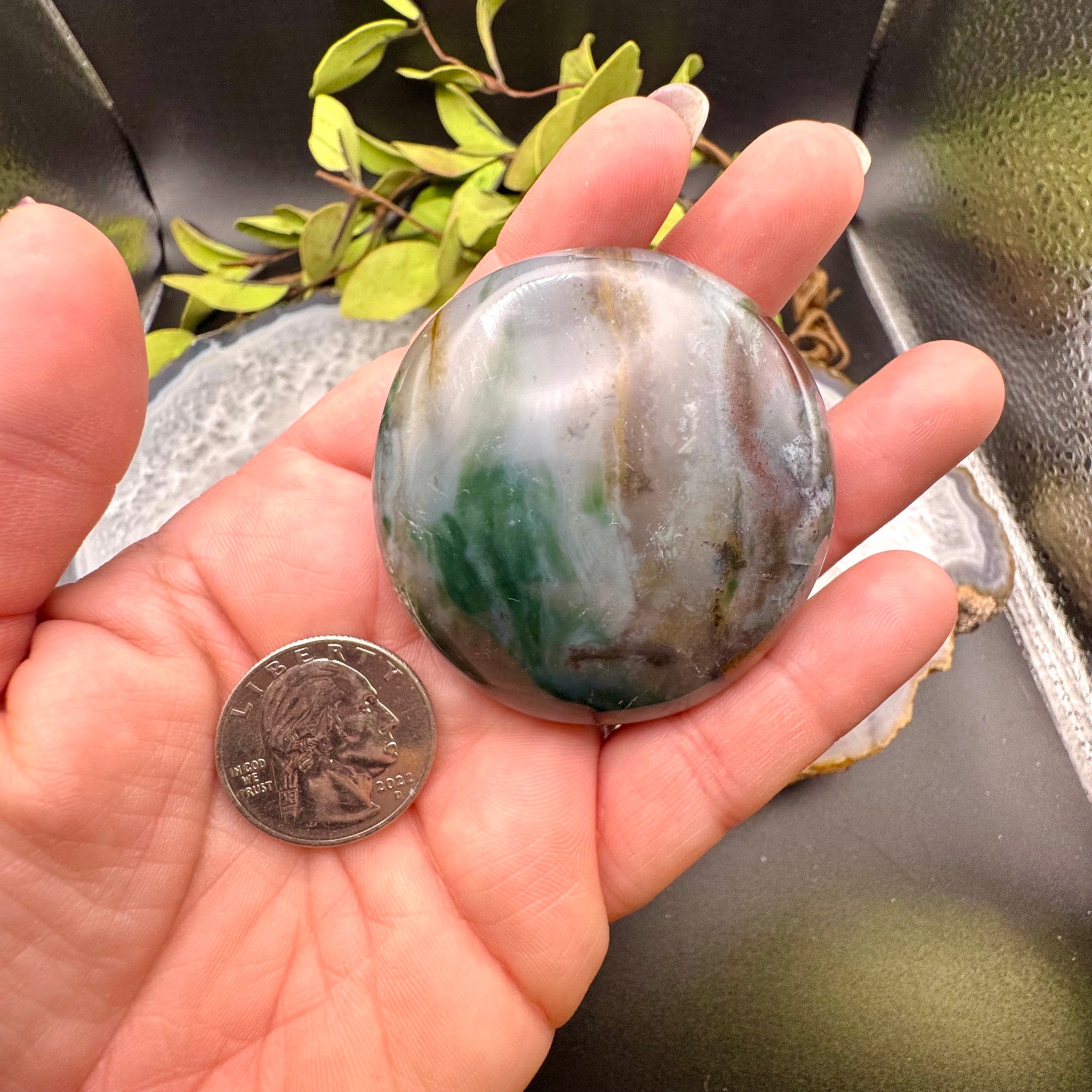 Ocean Jasper Palm Stone