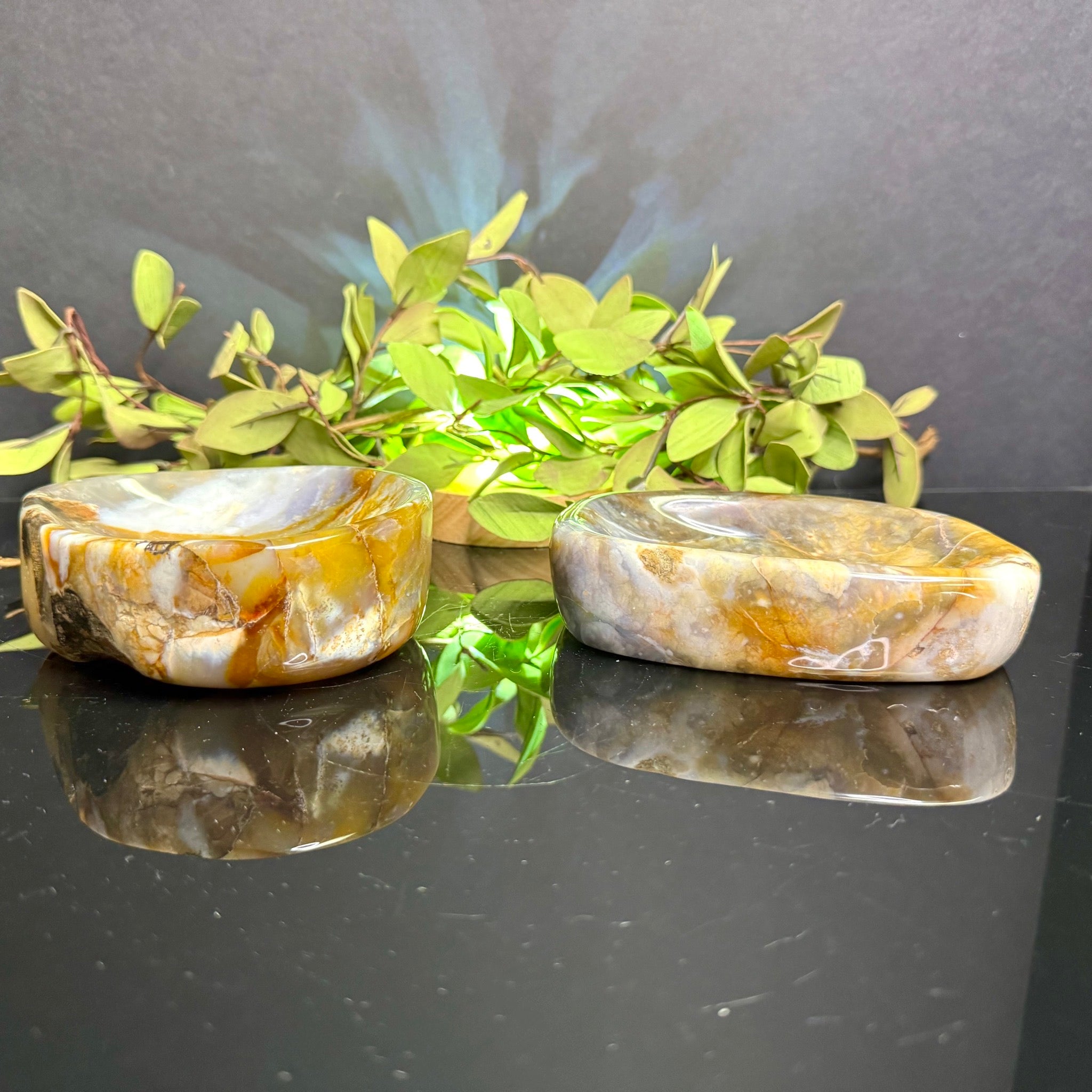 Violet Agate Bowl