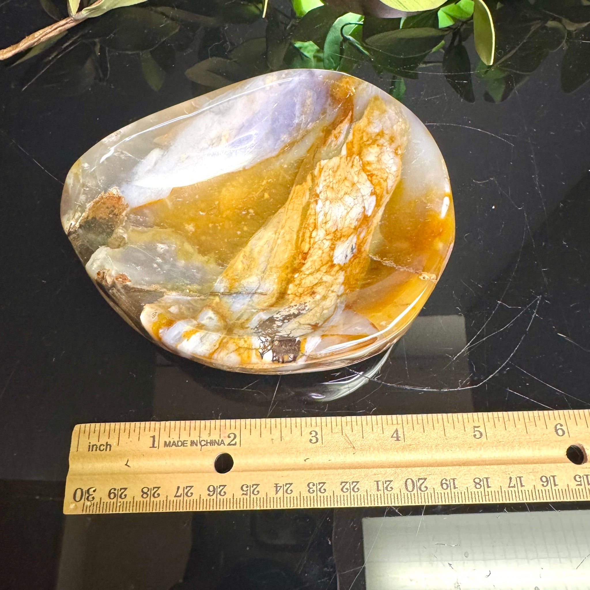 Violet Agate Bowl