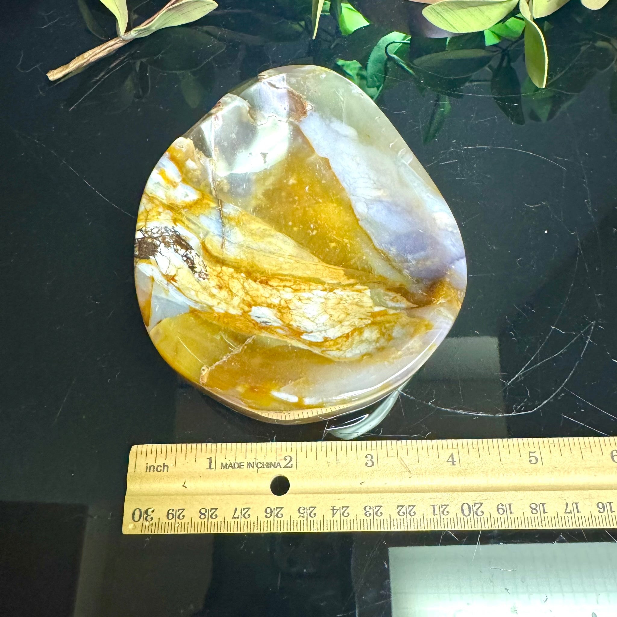 Violet Agate Bowl