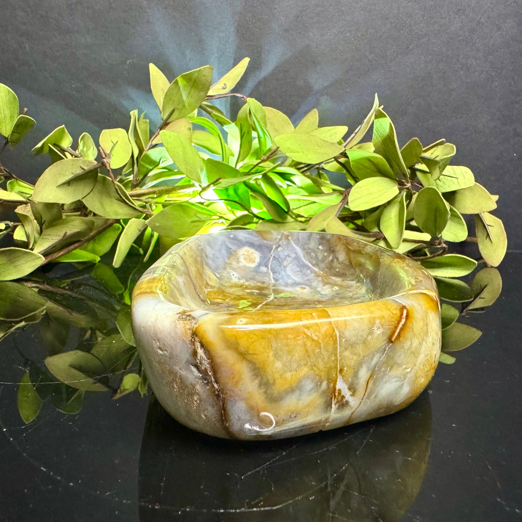 Violet Agate Bowl
