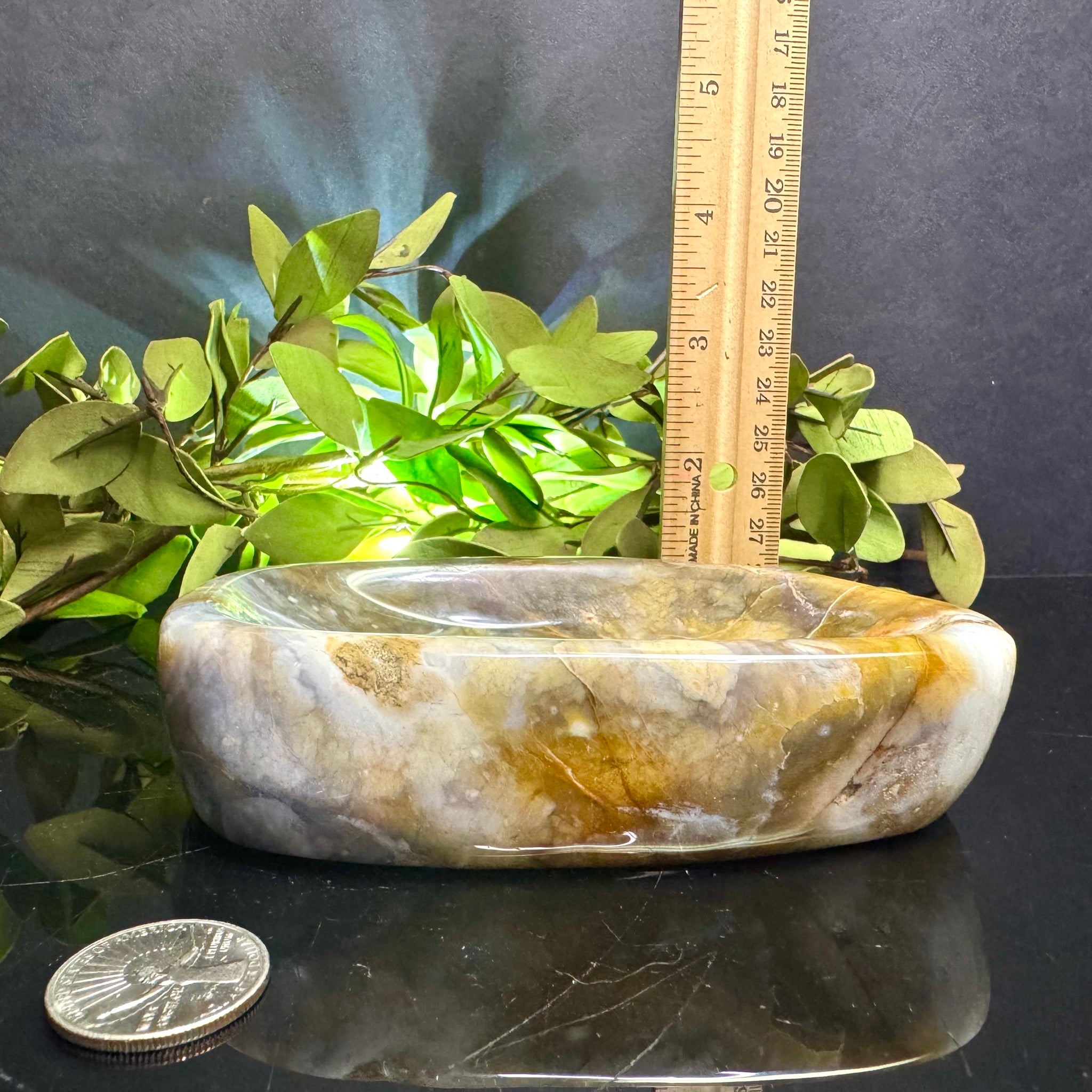 Violet Agate Bowl