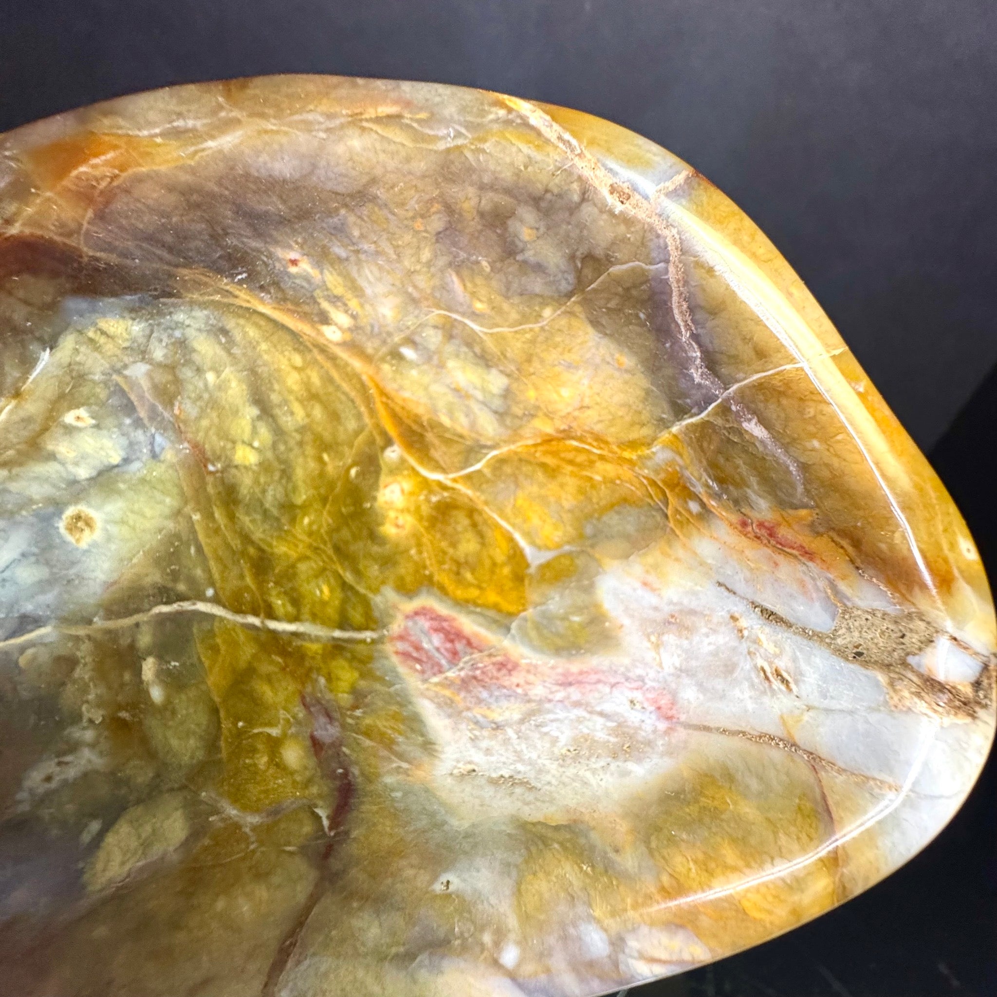 Violet Agate Bowl