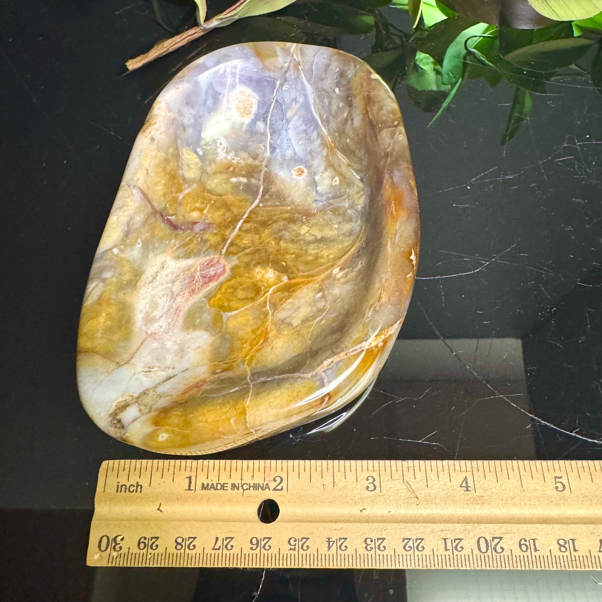 Violet Agate Bowl