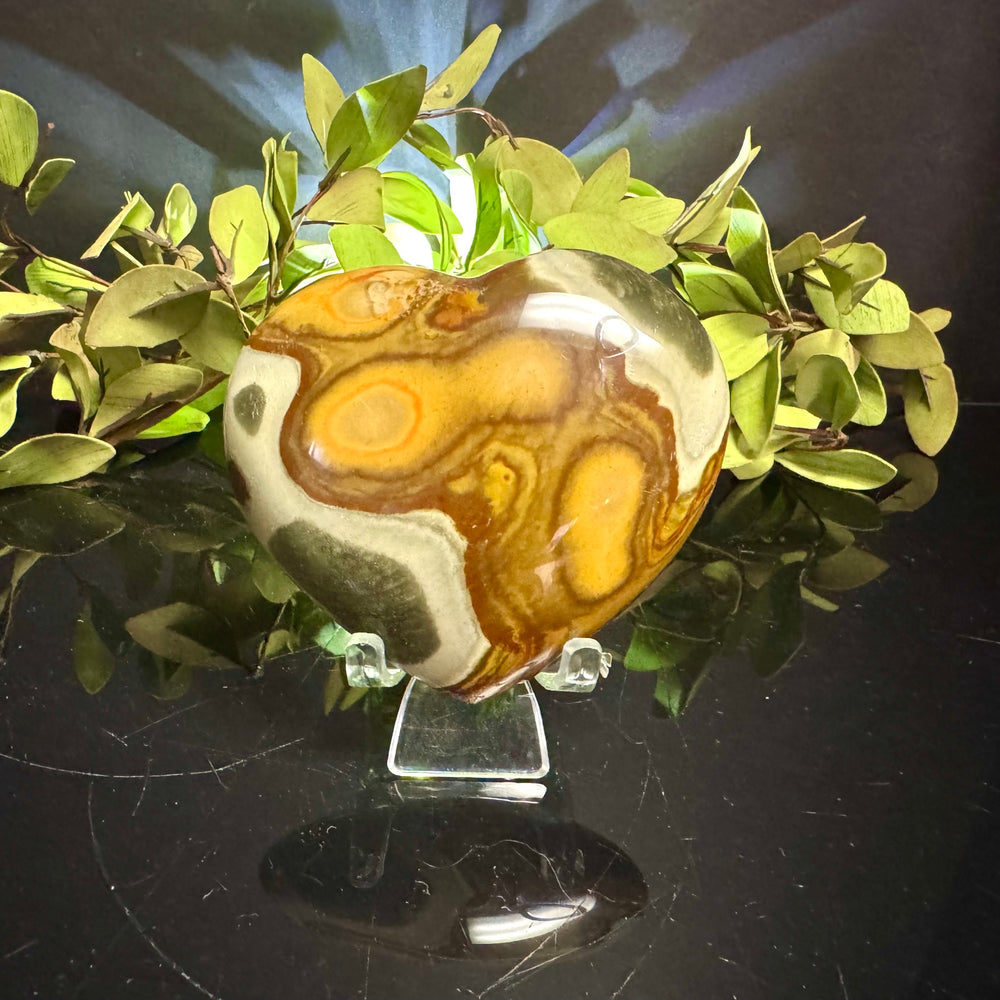 Polychrome Jasper Heart
