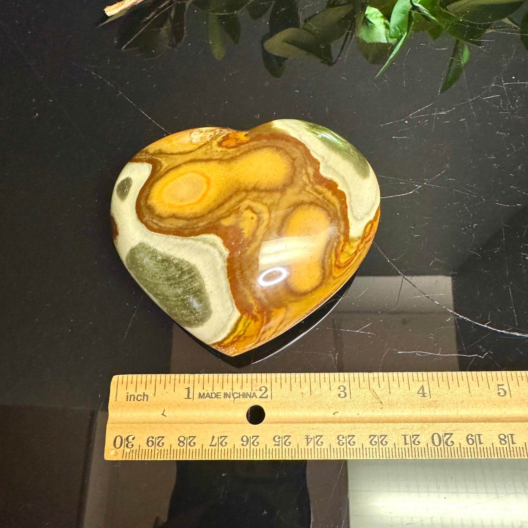 Polychrome Jasper Heart