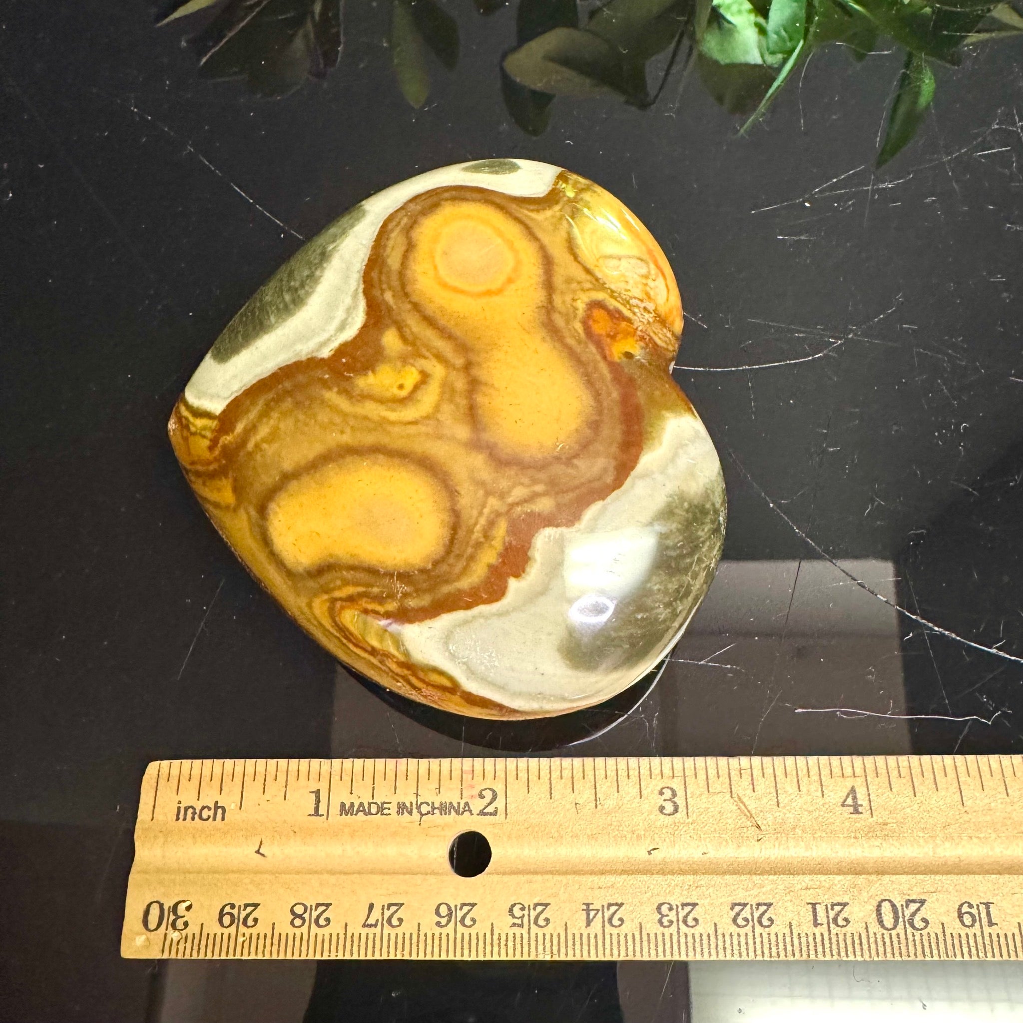 Polychrome Jasper Heart