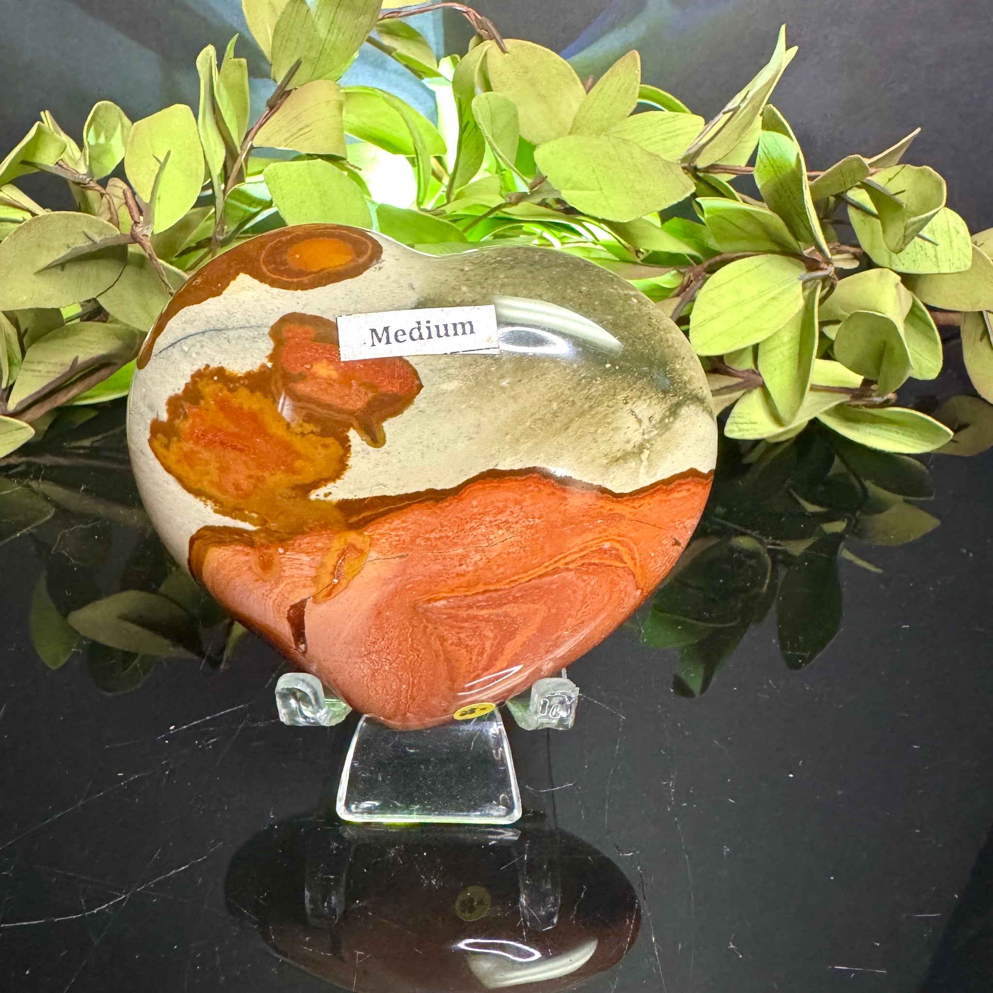 Polychrome Jasper Heart