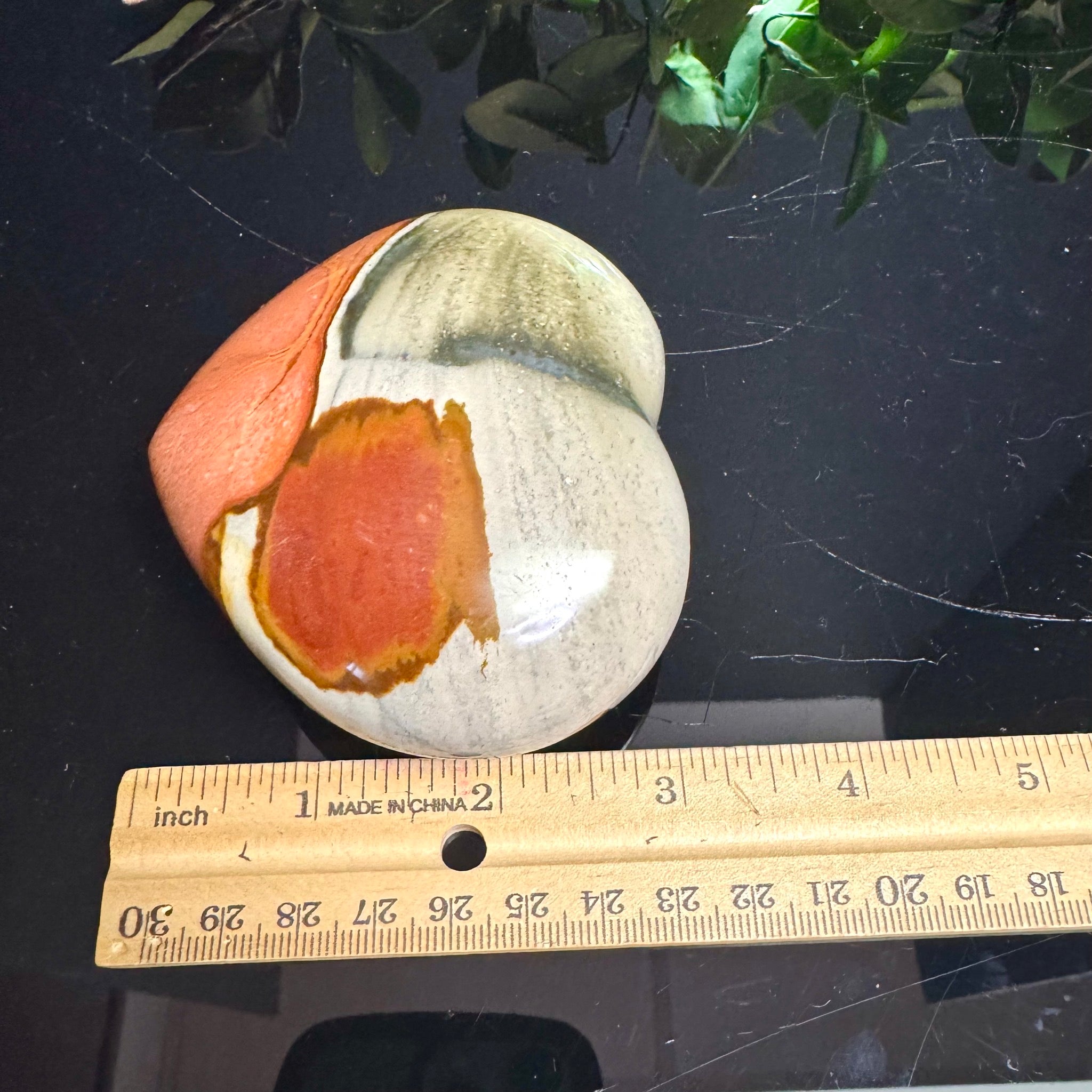 Polychrome Jasper Heart