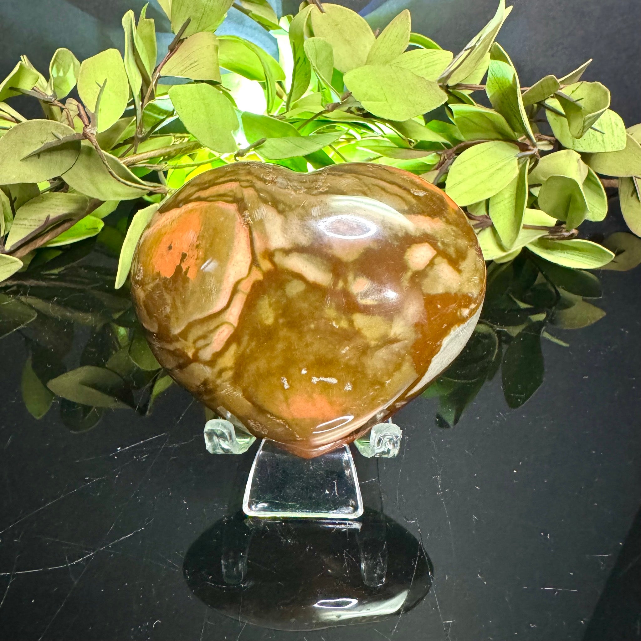 Polychrome Jasper Heart