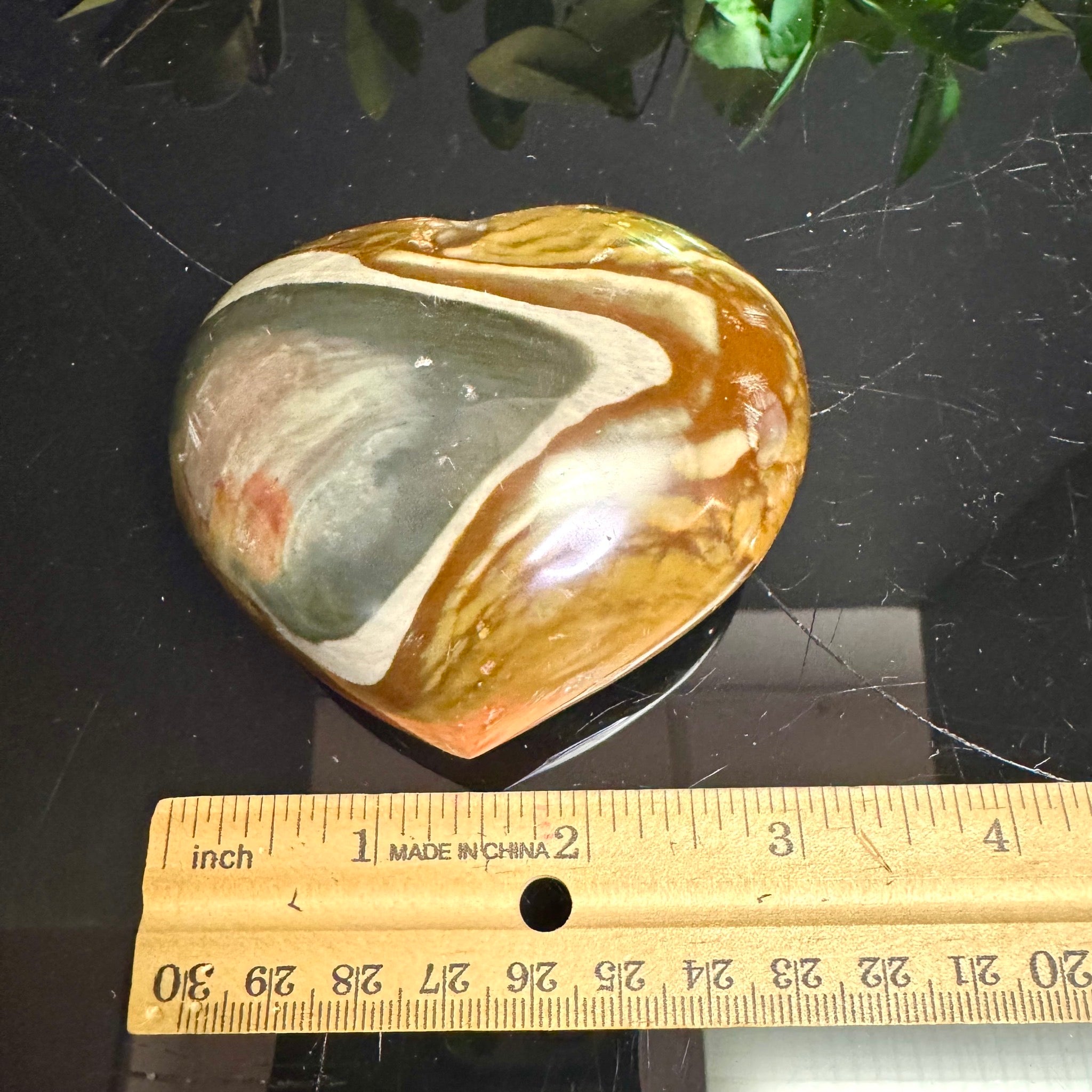 Polychrome Jasper Heart