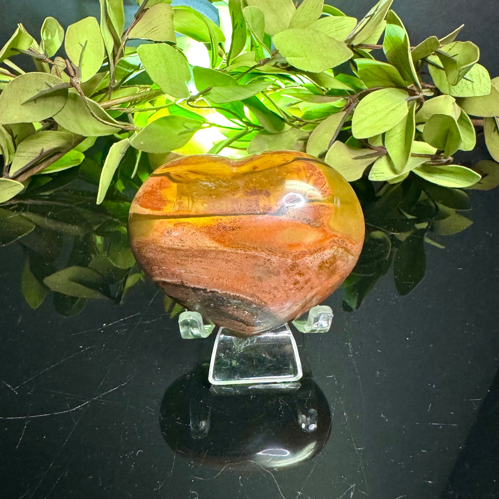 Polychrome Jasper Heart