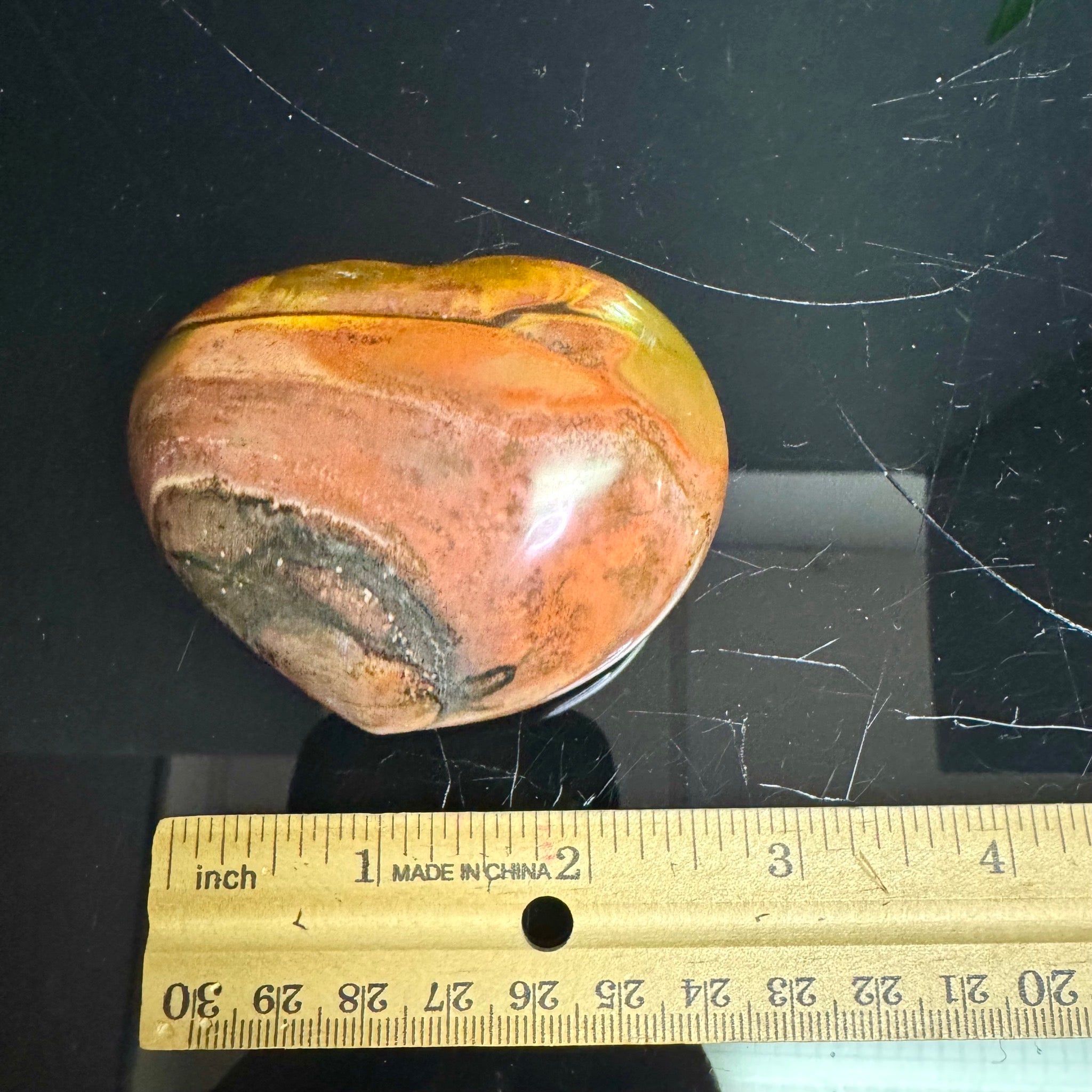 Polychrome Jasper Heart