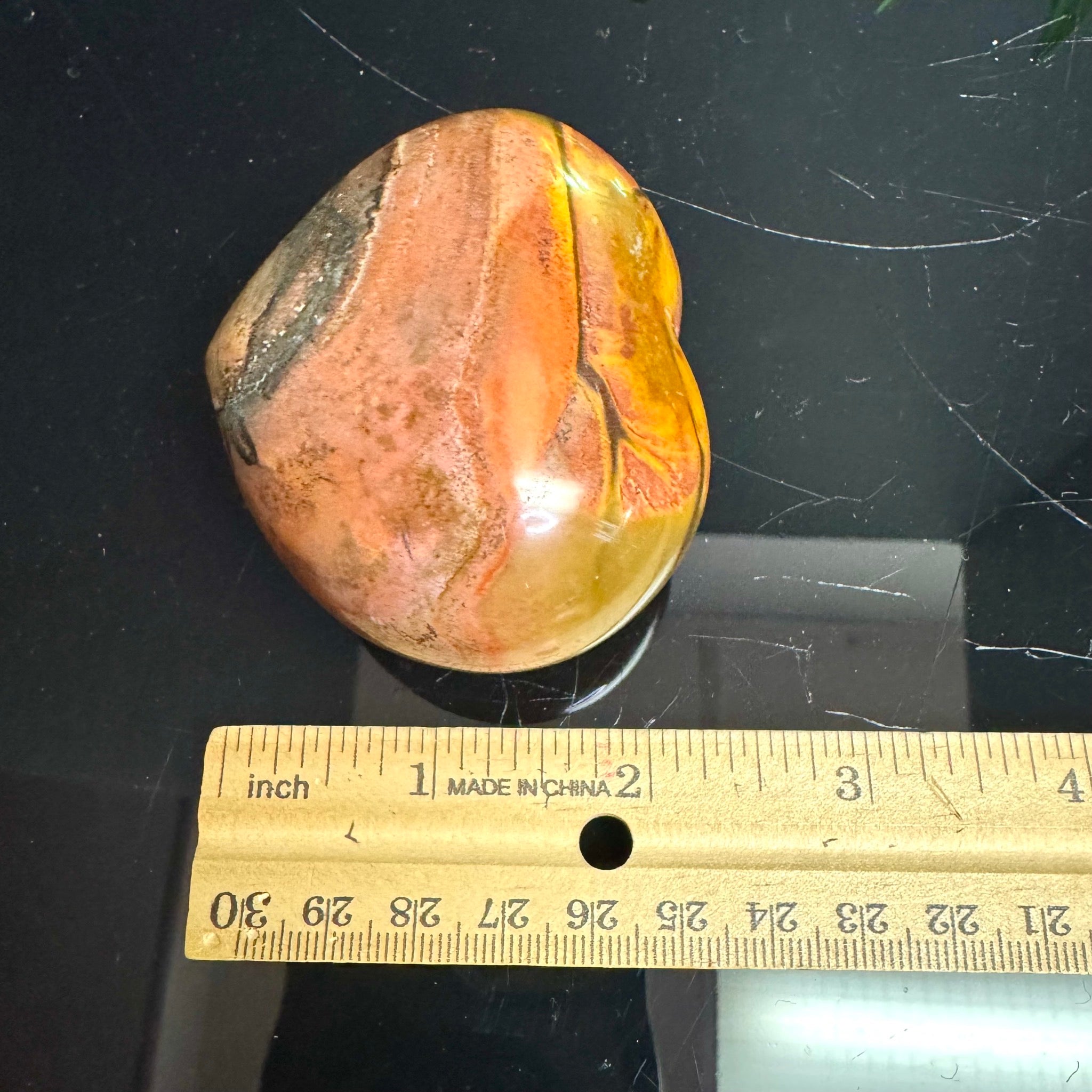 Polychrome Jasper Heart