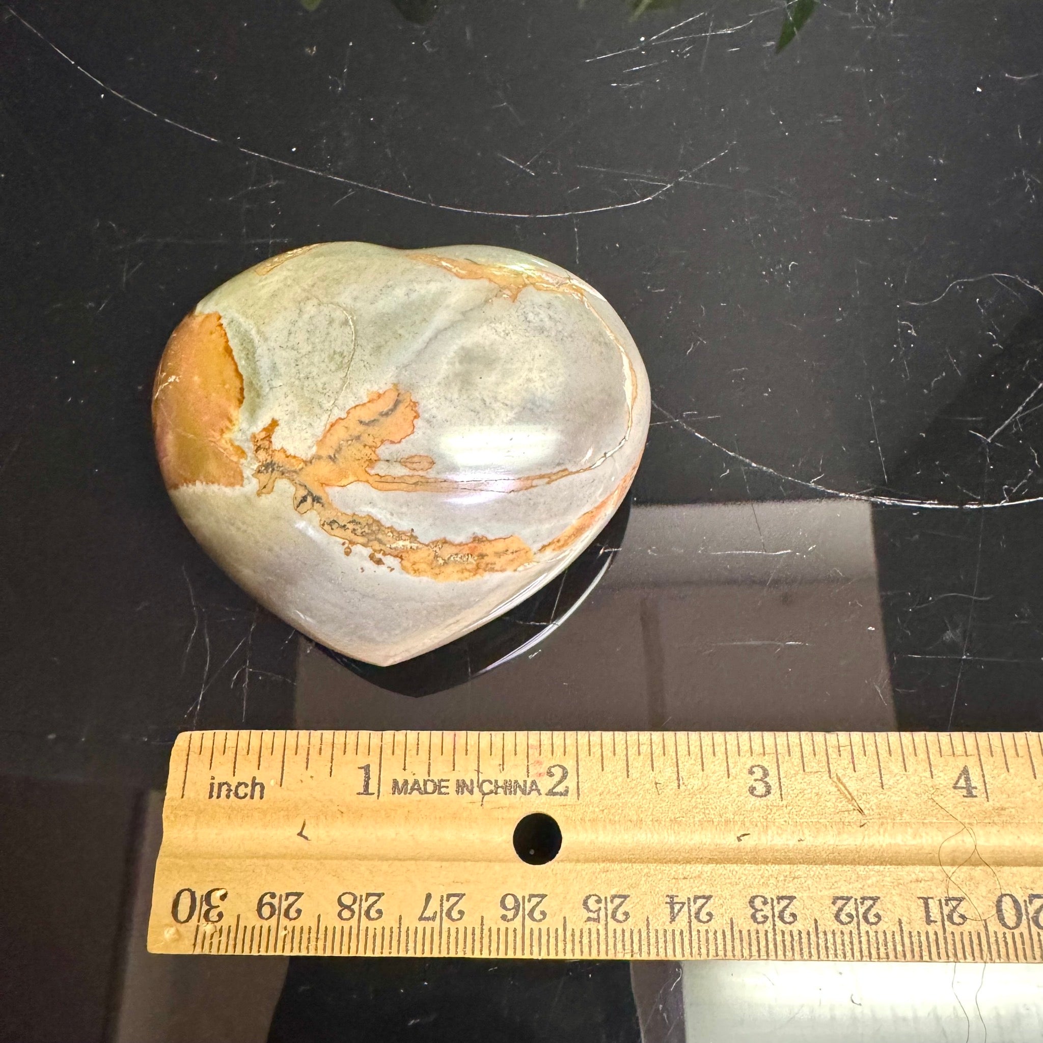 Polychrome Jasper Heart