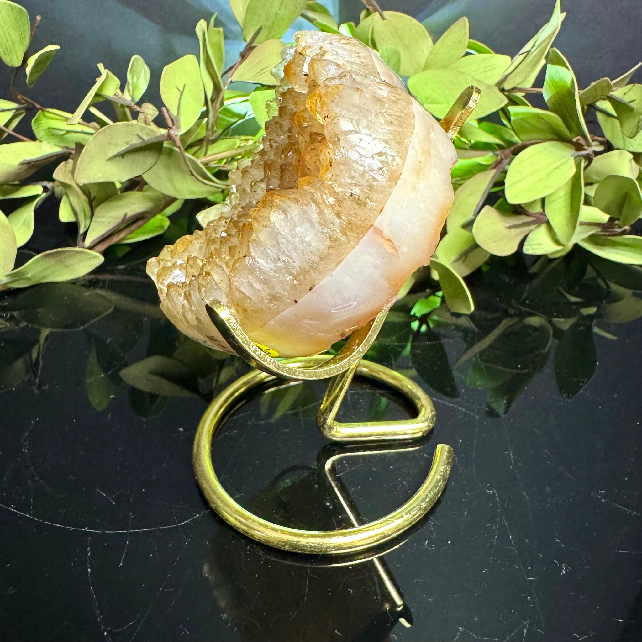 Citrine Heart on Stand
