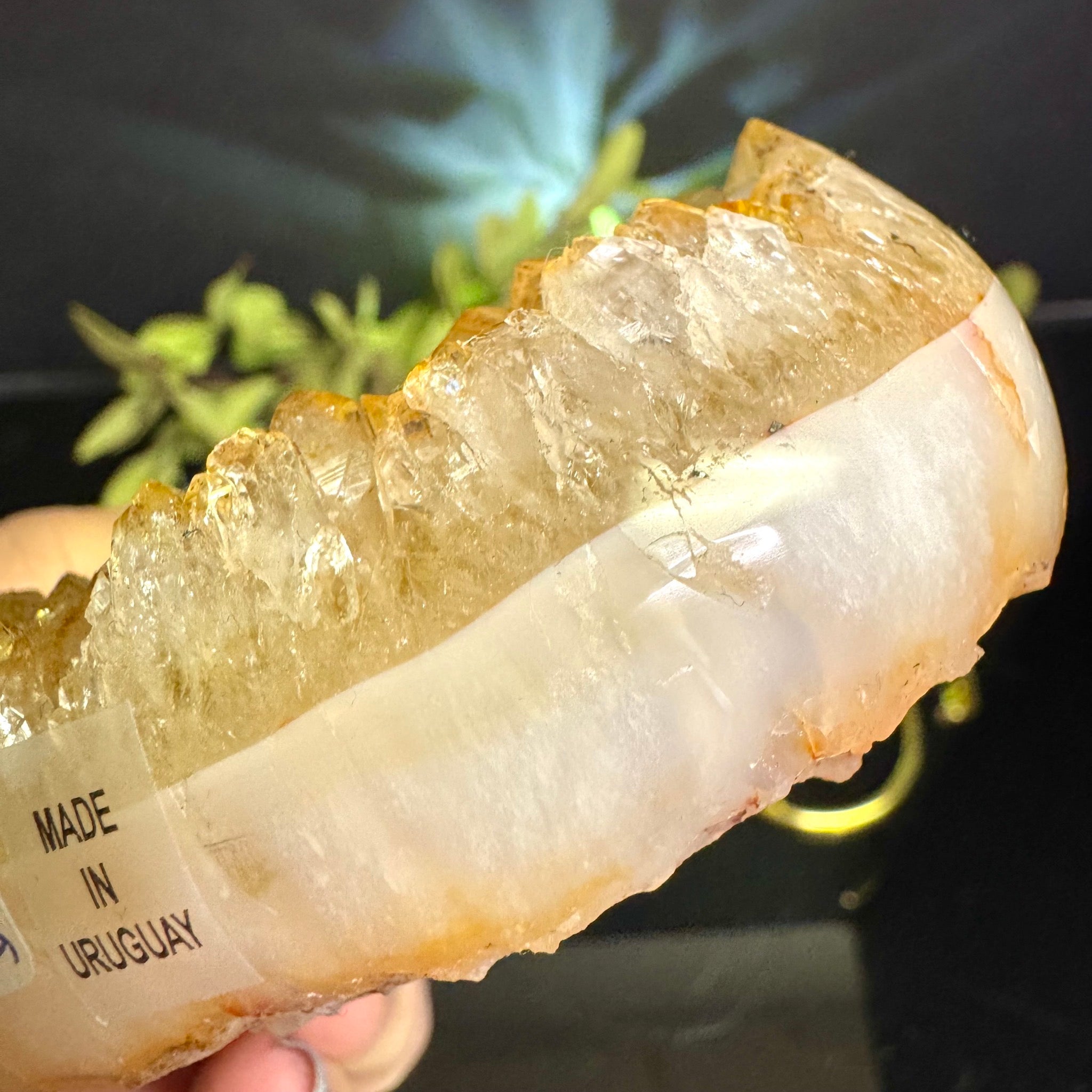 Citrine Heart on Stand