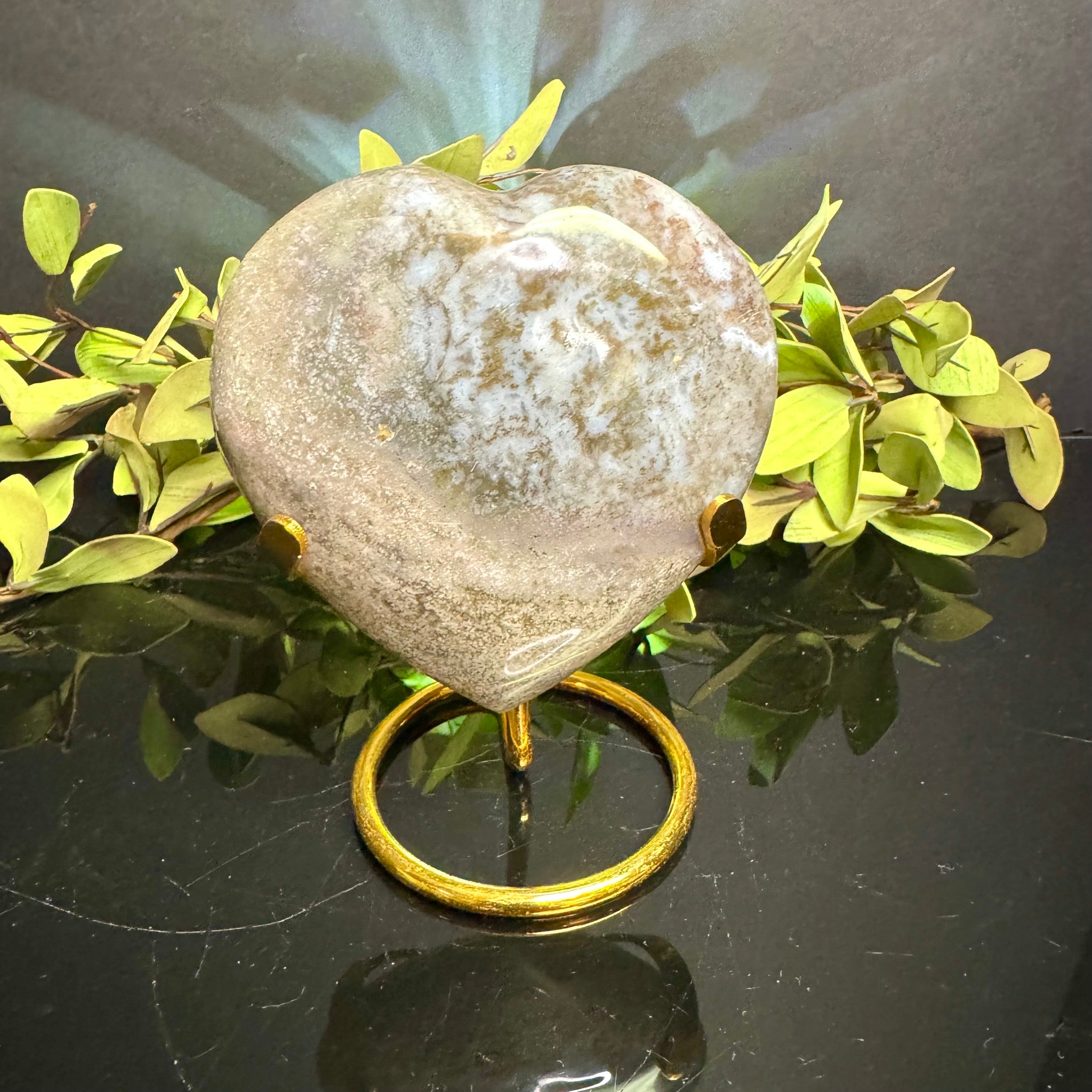 Ocean Jasper Heart