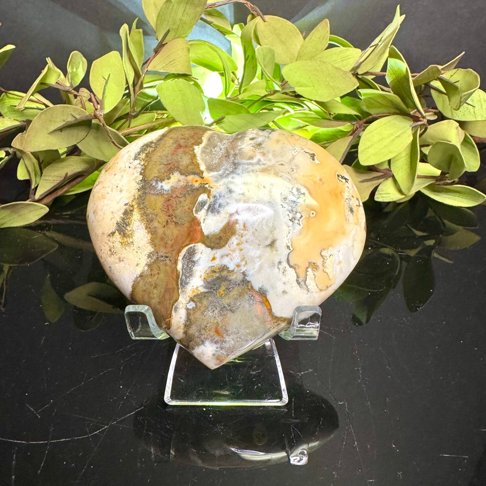 Ocean Jasper Heart