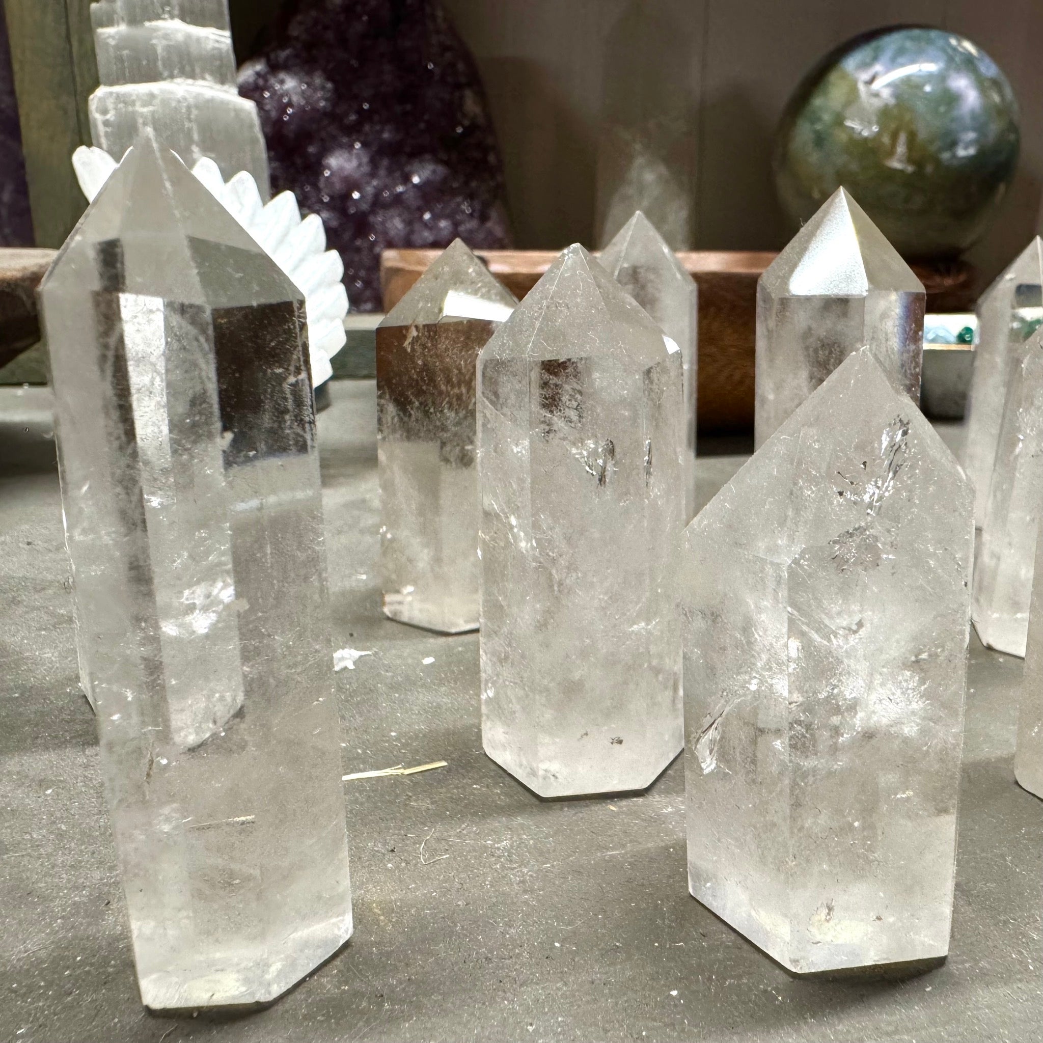 Clear Quartz Tower