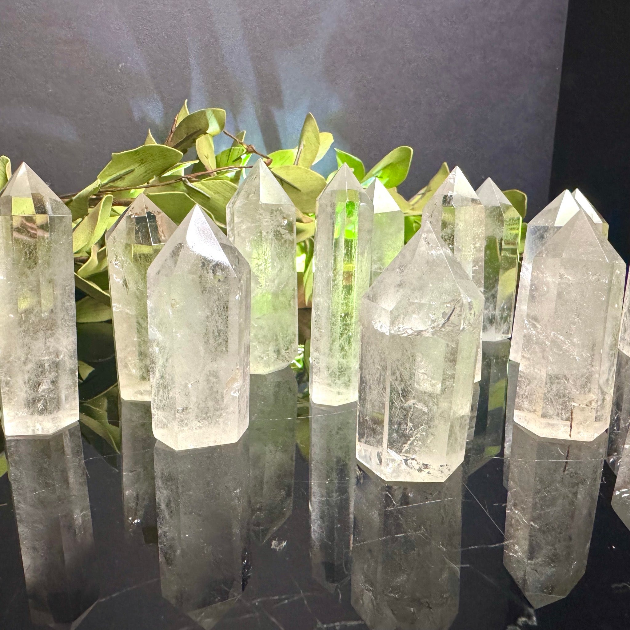 Clear Quartz Tower