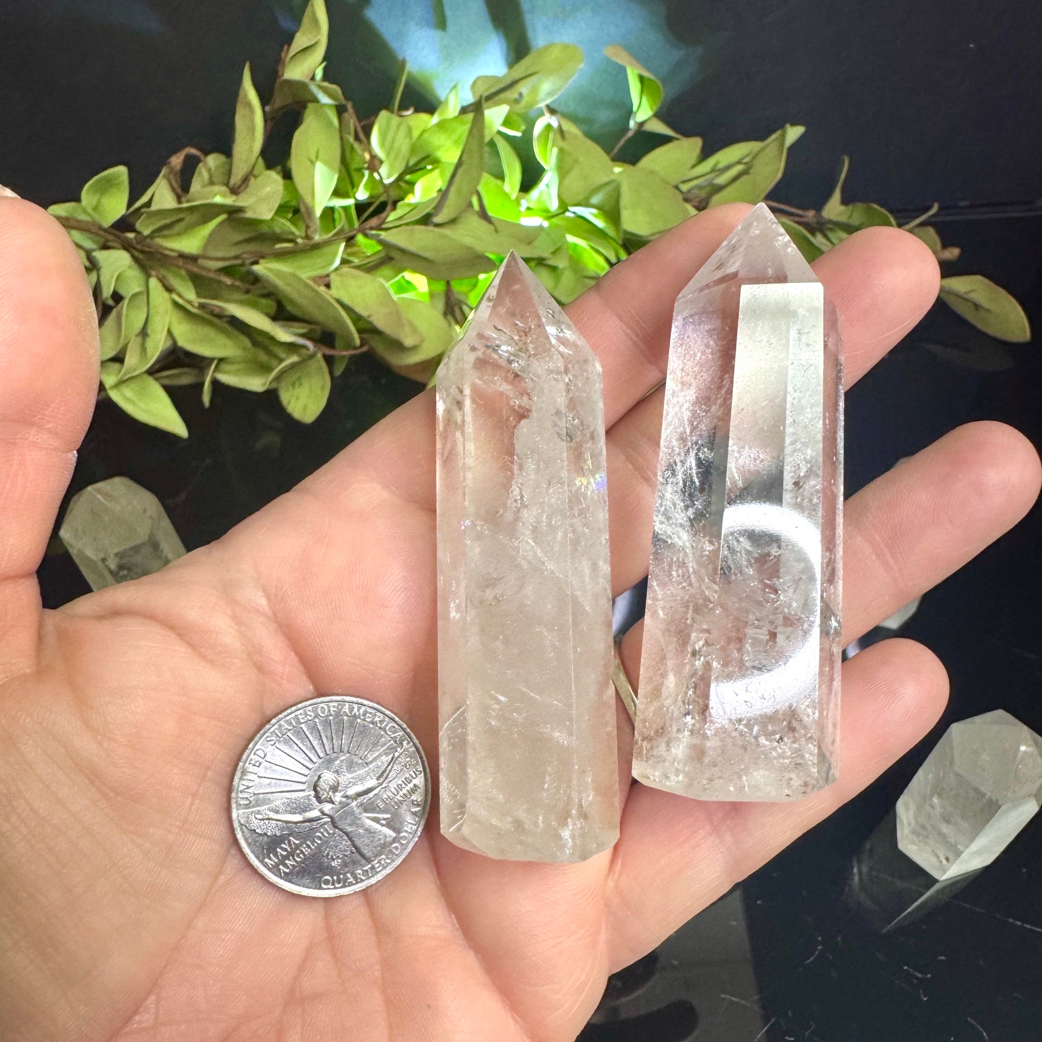 Clear Quartz Tower