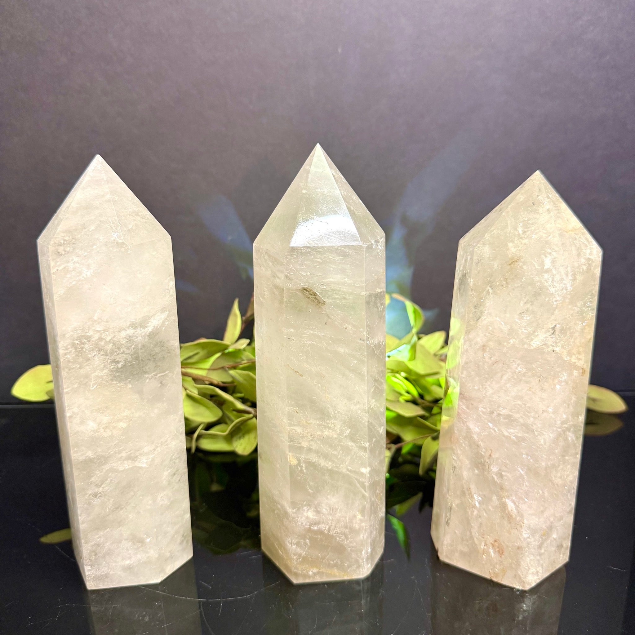 Clear Quartz Tower