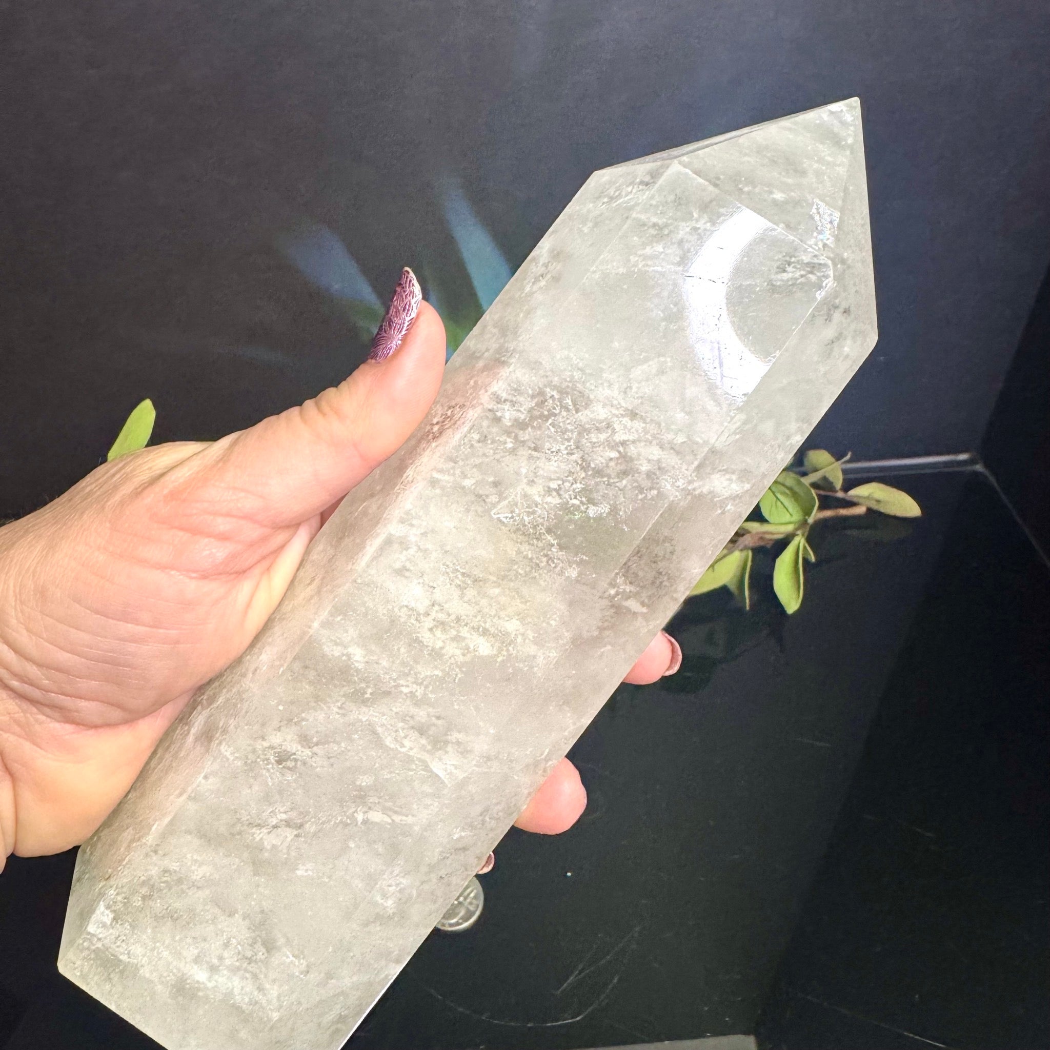 Clear Quartz Tower