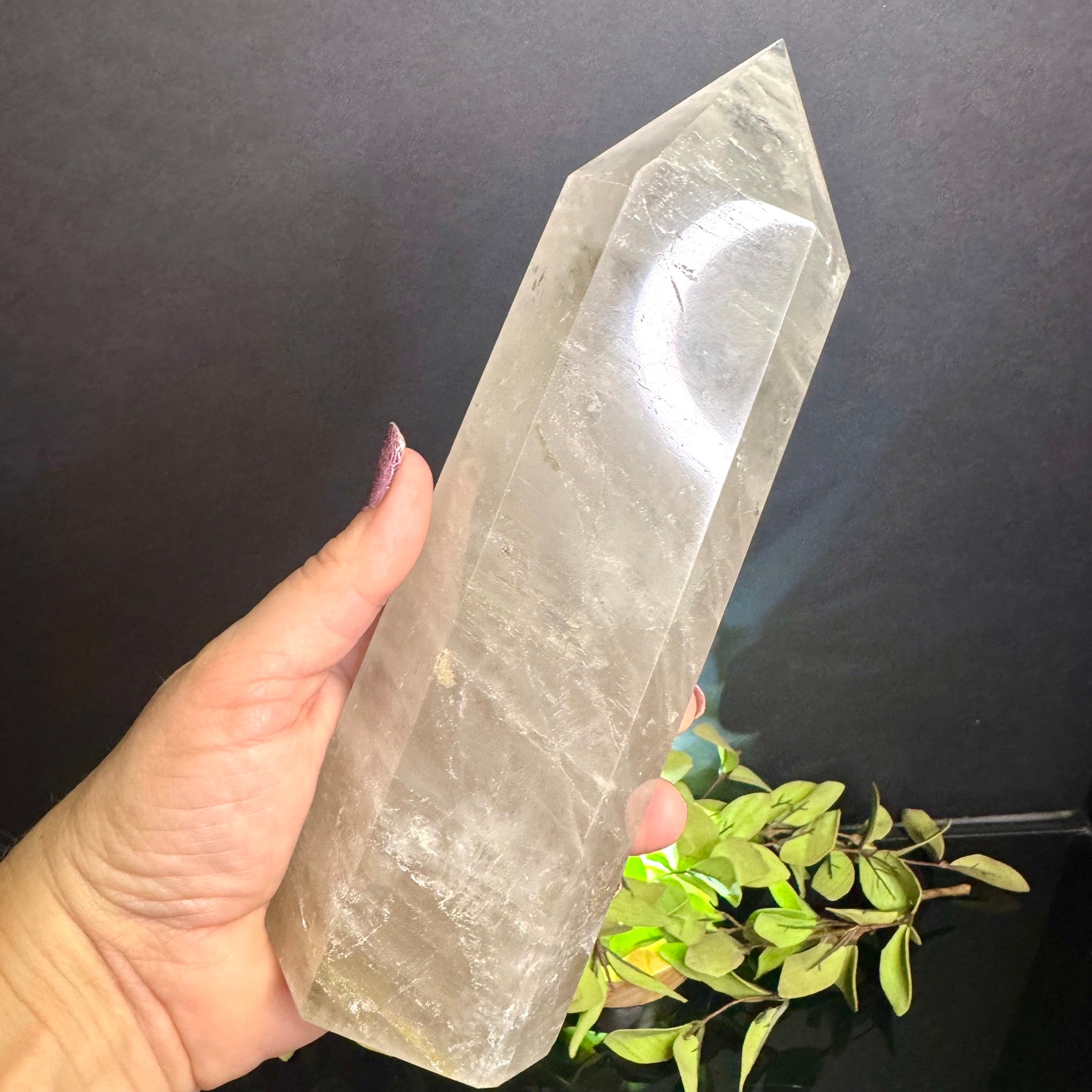 Clear Quartz Tower