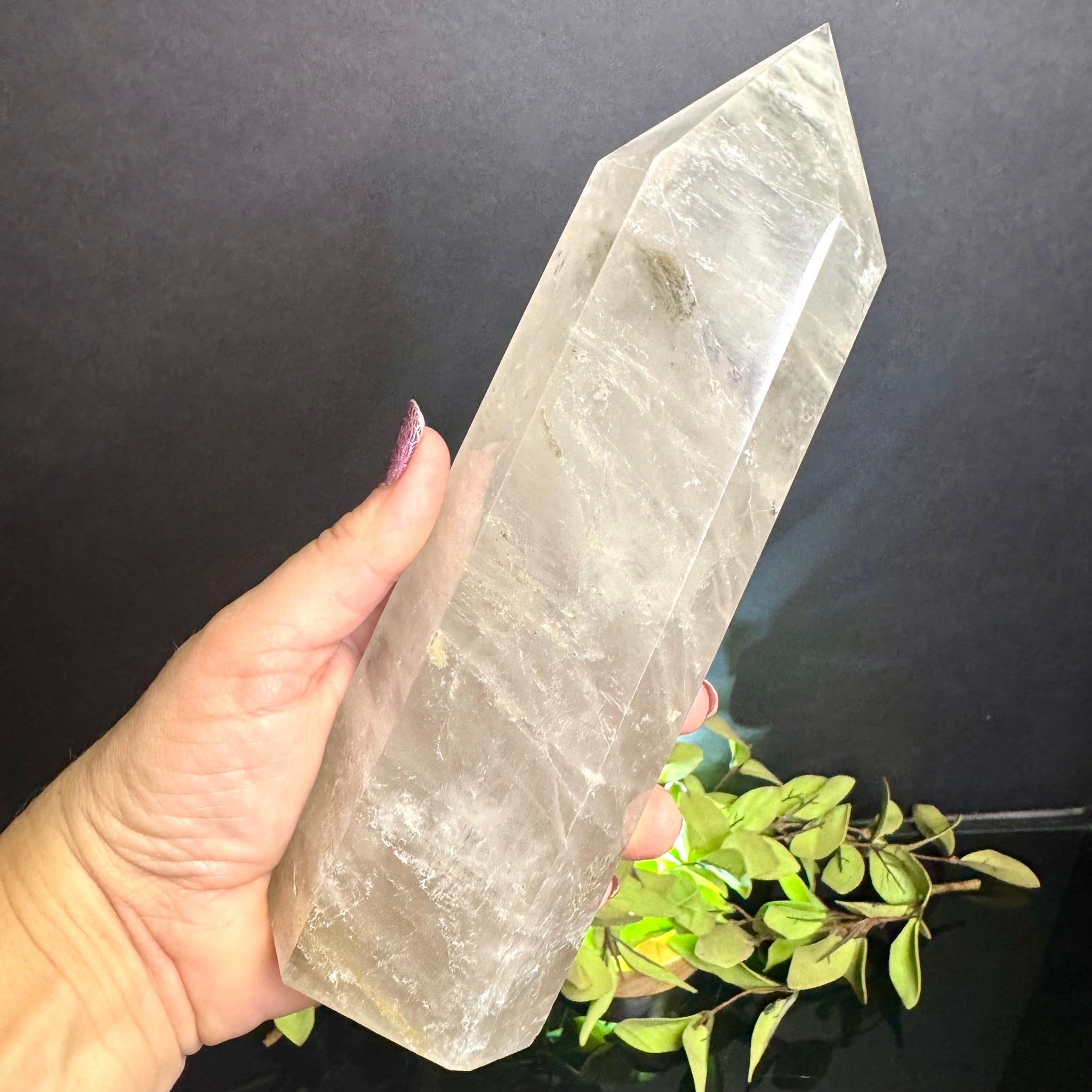 Clear Quartz Tower