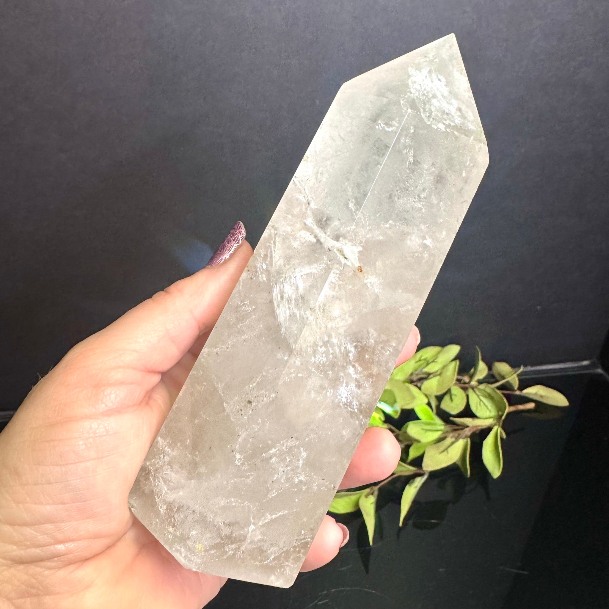 Clear Quartz Tower