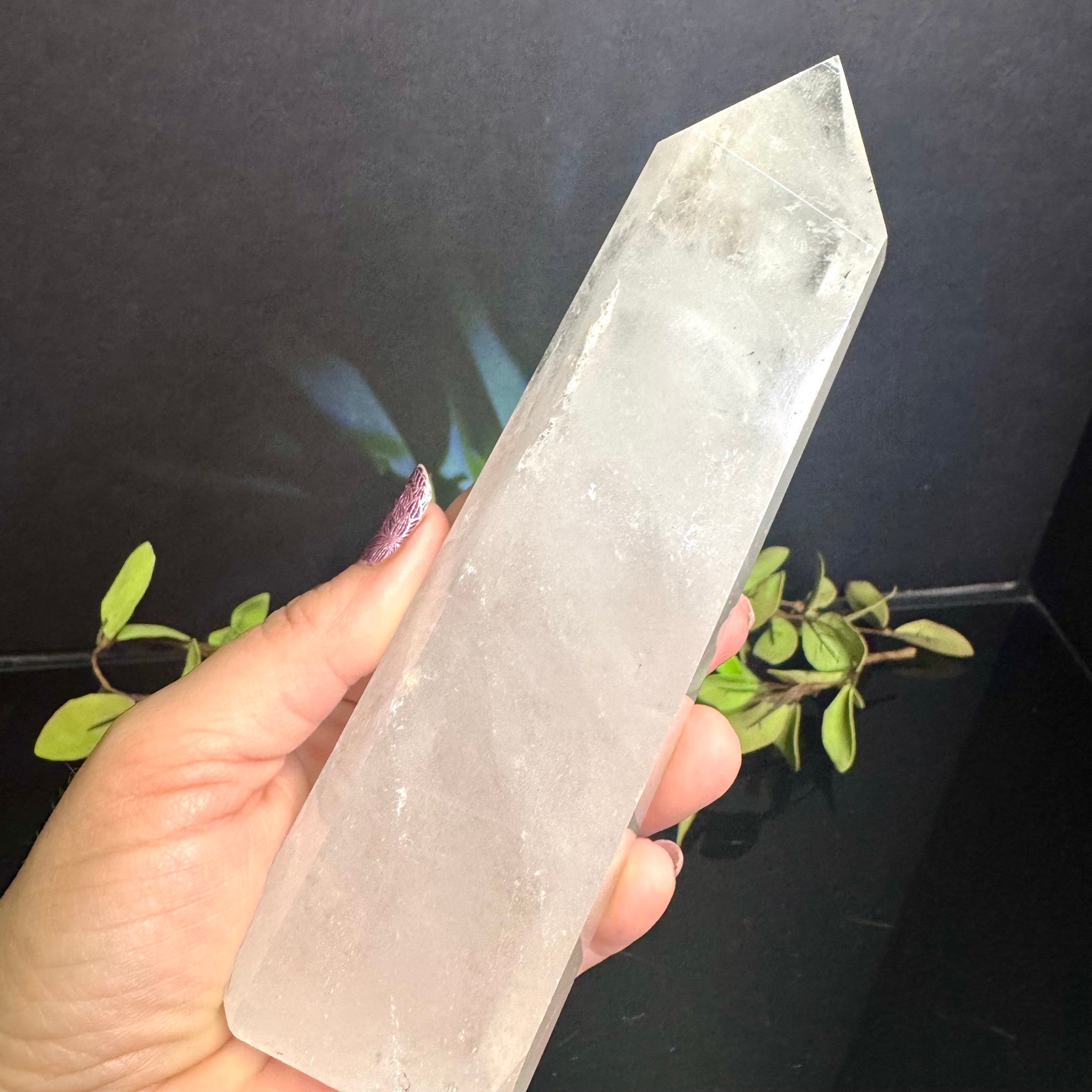 Clear Quartz Tower