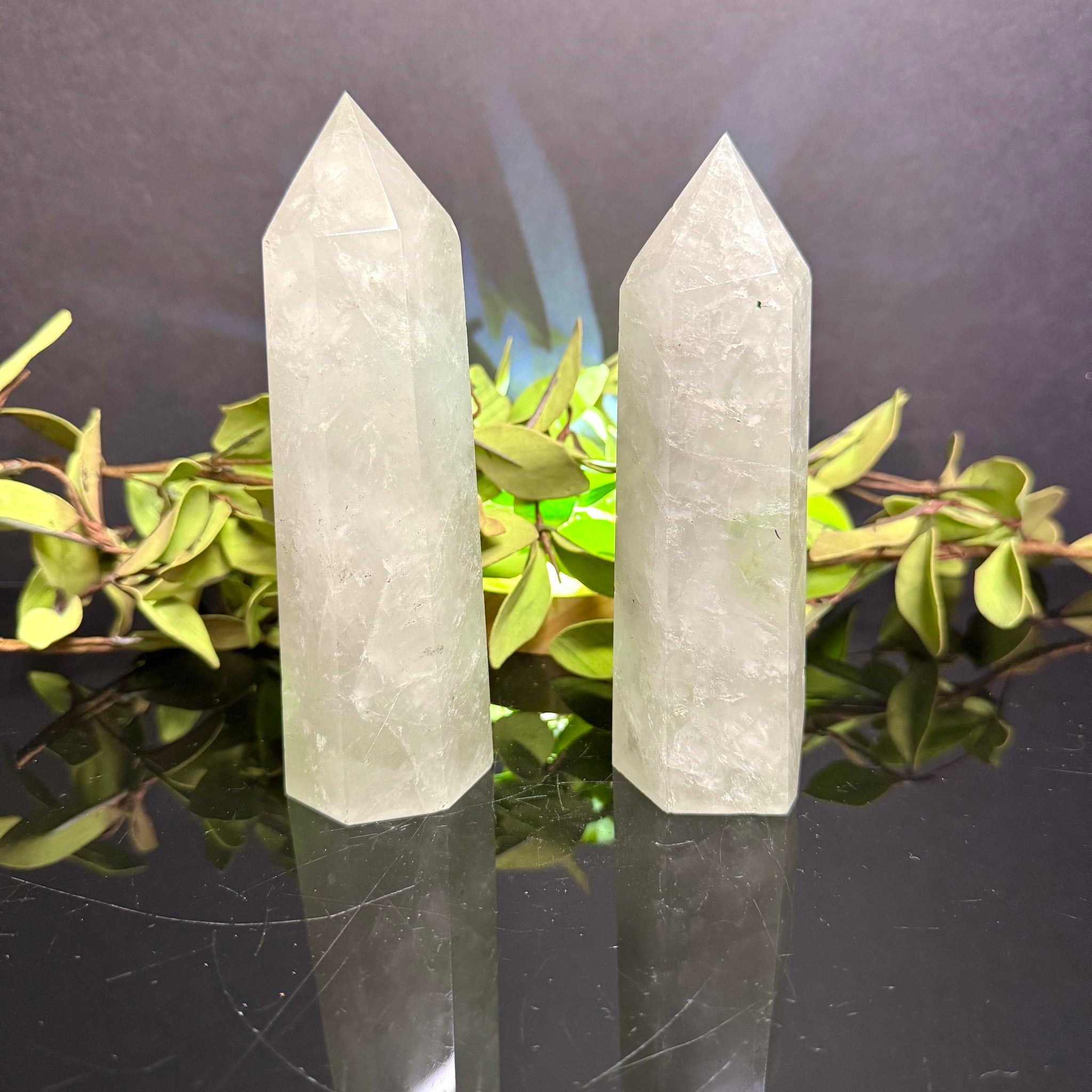 Clear Quartz Tower